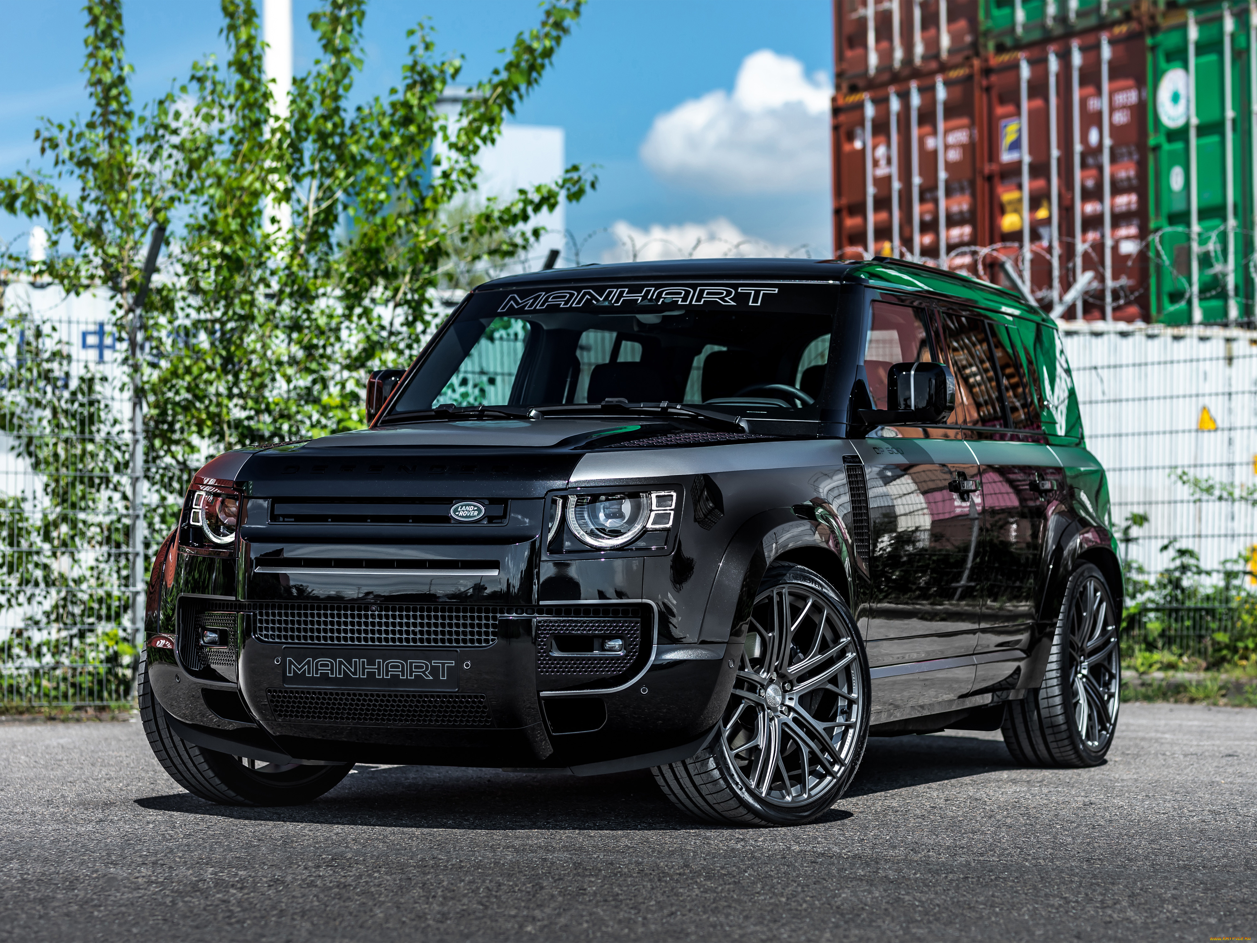 автомобили, land-rover, manhart