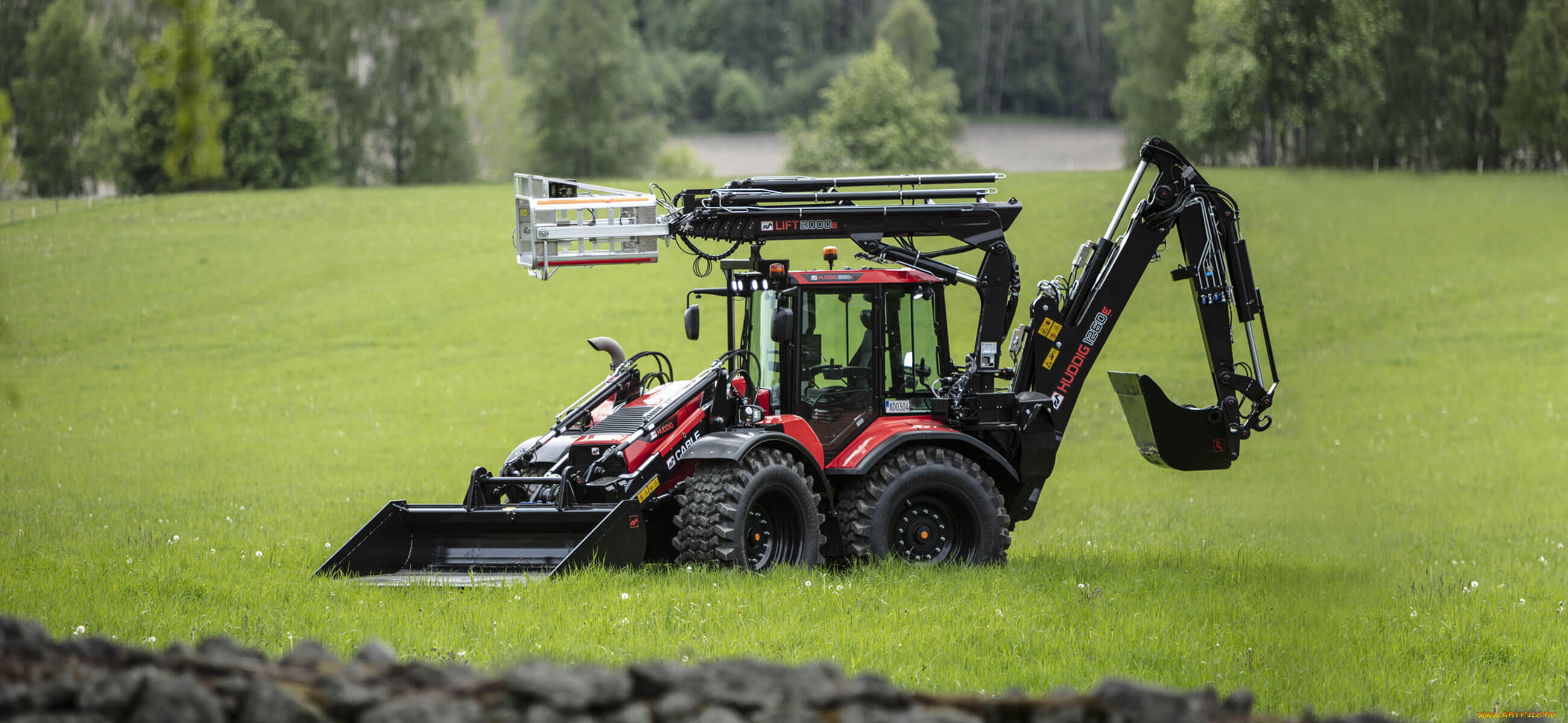 техника, фронтальные, погрузчики, huddig