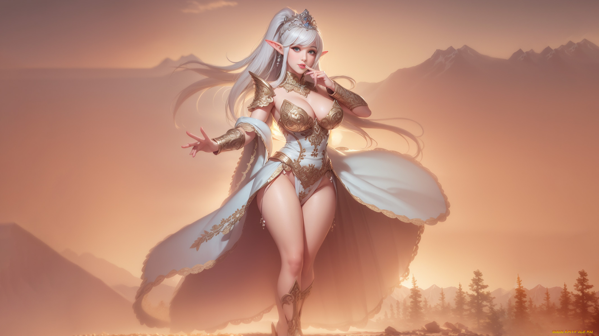 фэнтези, эльфы, нейросети, графика, нейроарт, ai, art, нейронные, сети, рисунки, нейро, искусство