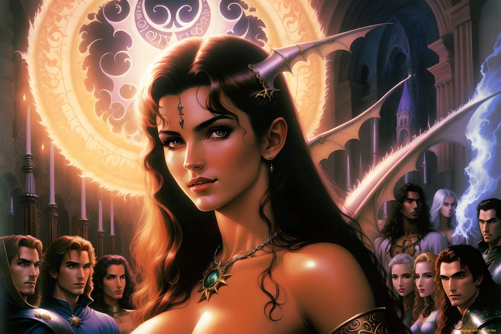 фэнтези, демоны, нейросети, графика, нейроарт, ai, art, нейронные, сети, рисунки, нейро, искусство