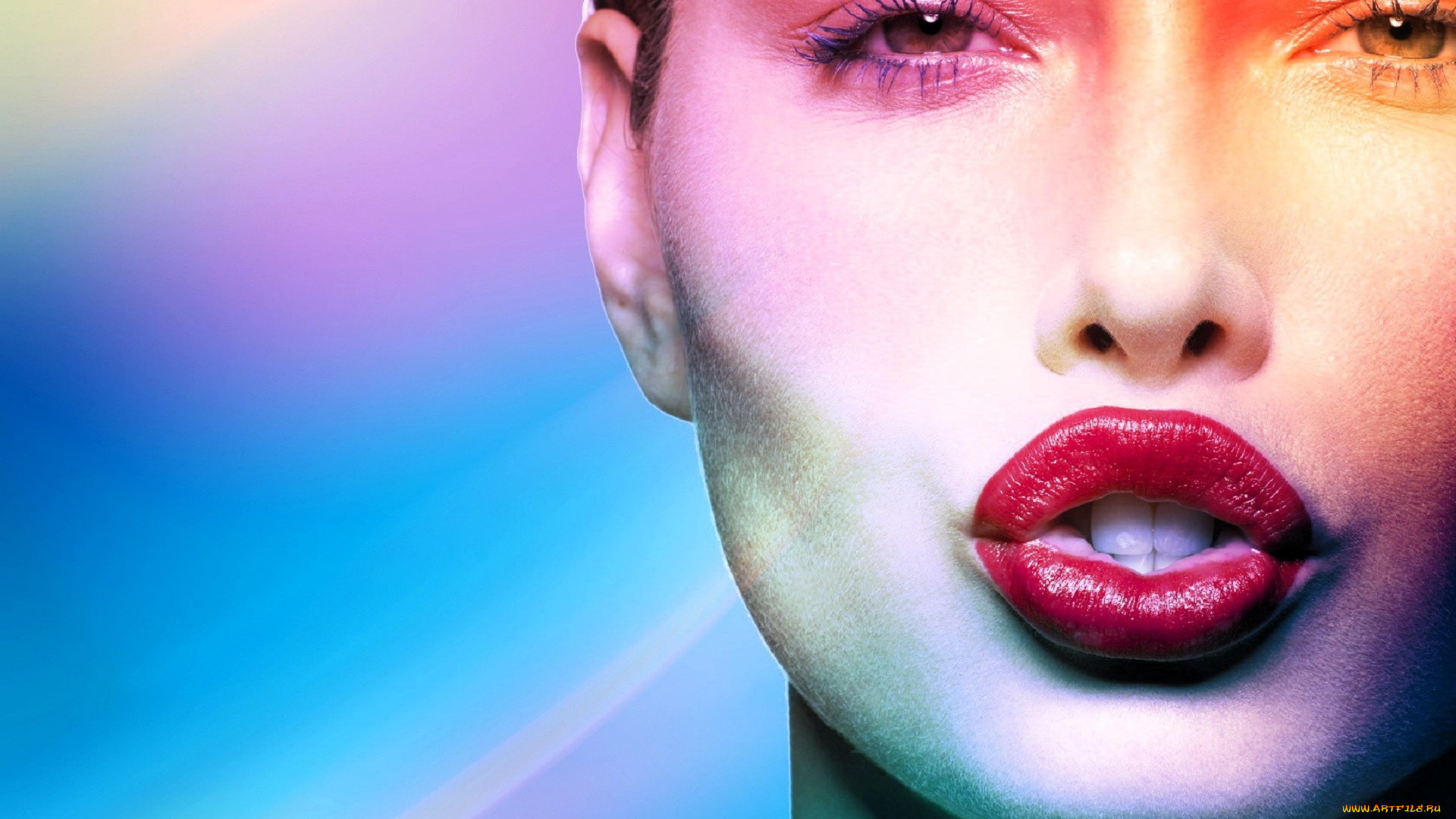 девушки, jessica, biel, актриса, лицо, губы