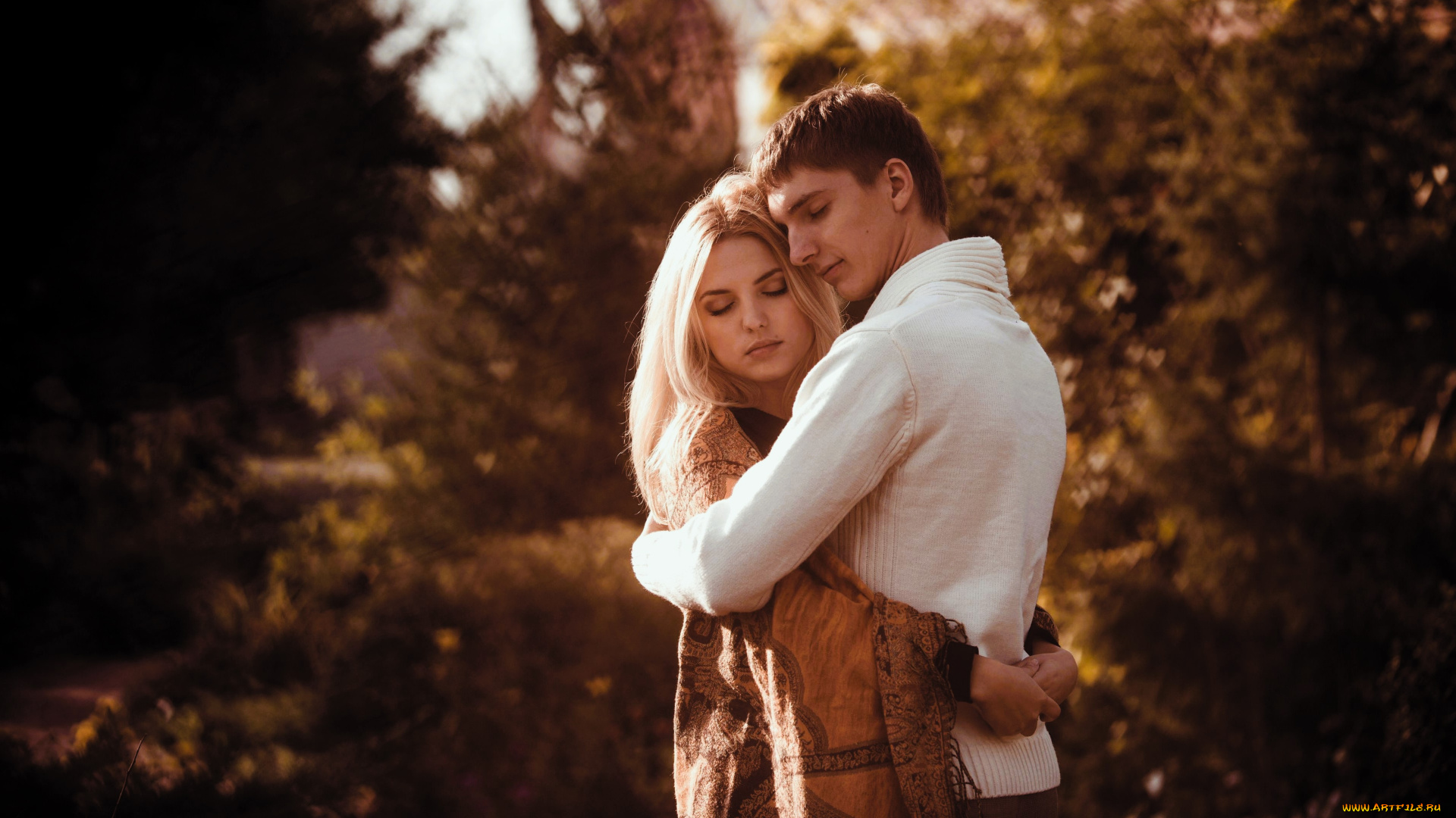 разное, мужчина, женщина, девушка, парень, пара, любовь, аллея