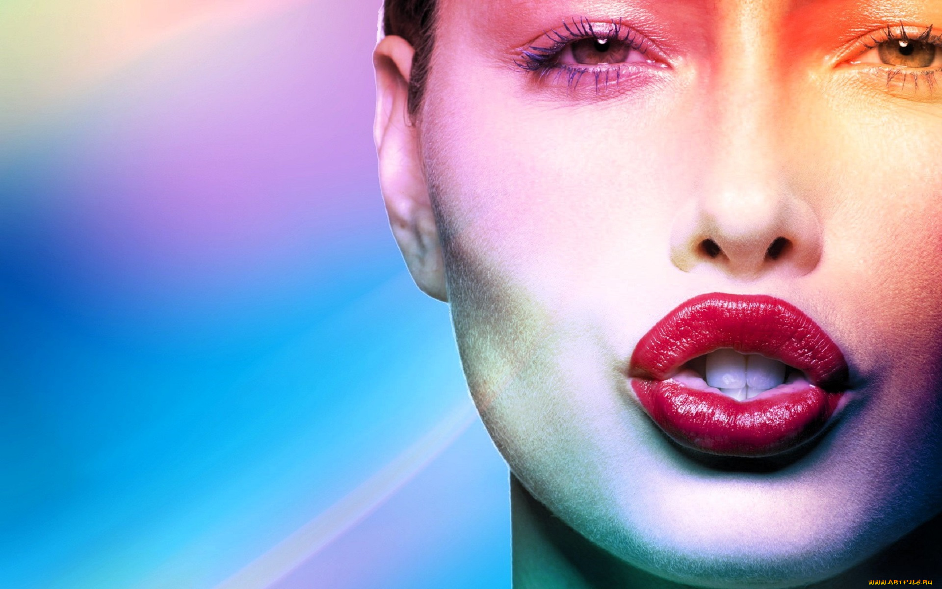 девушки, jessica, biel, актриса, лицо, губы