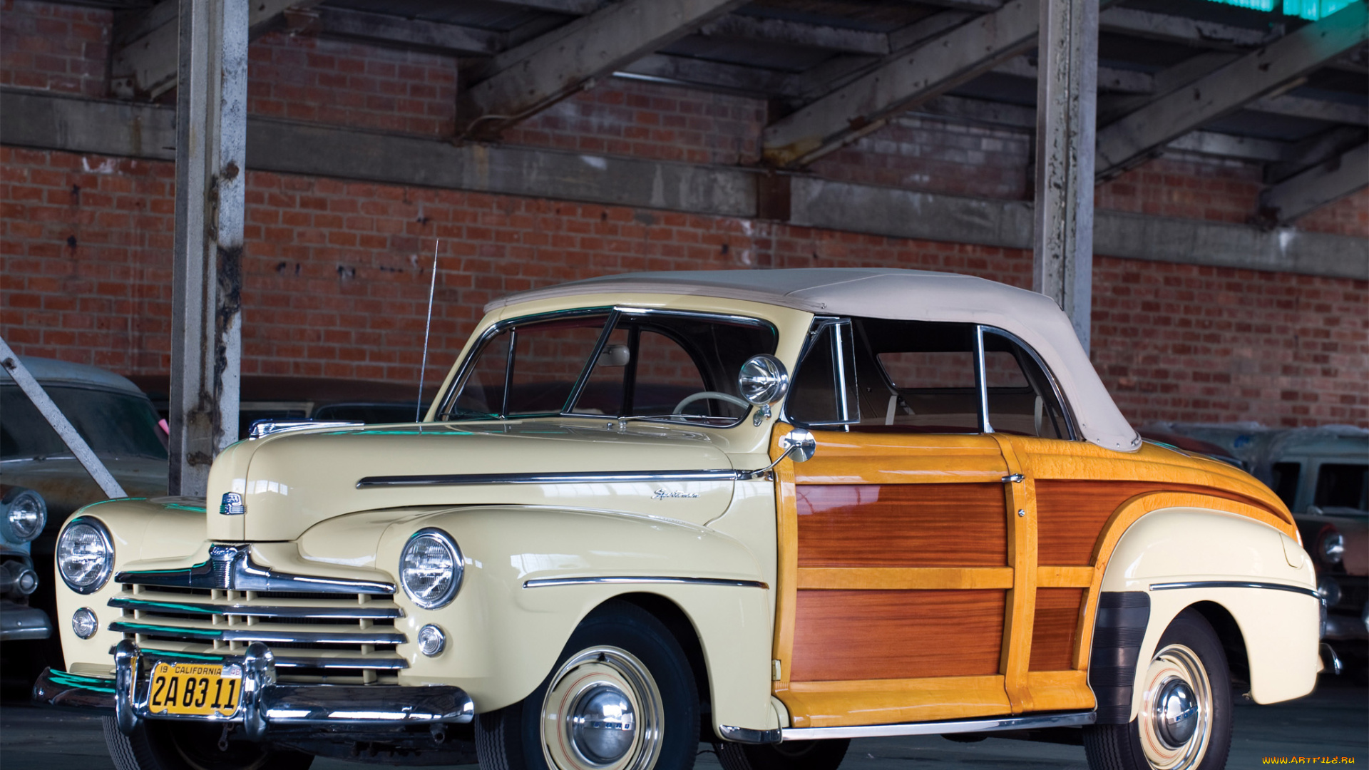 ford, super, deluxe, sportsman, convertible, автомобили, классика