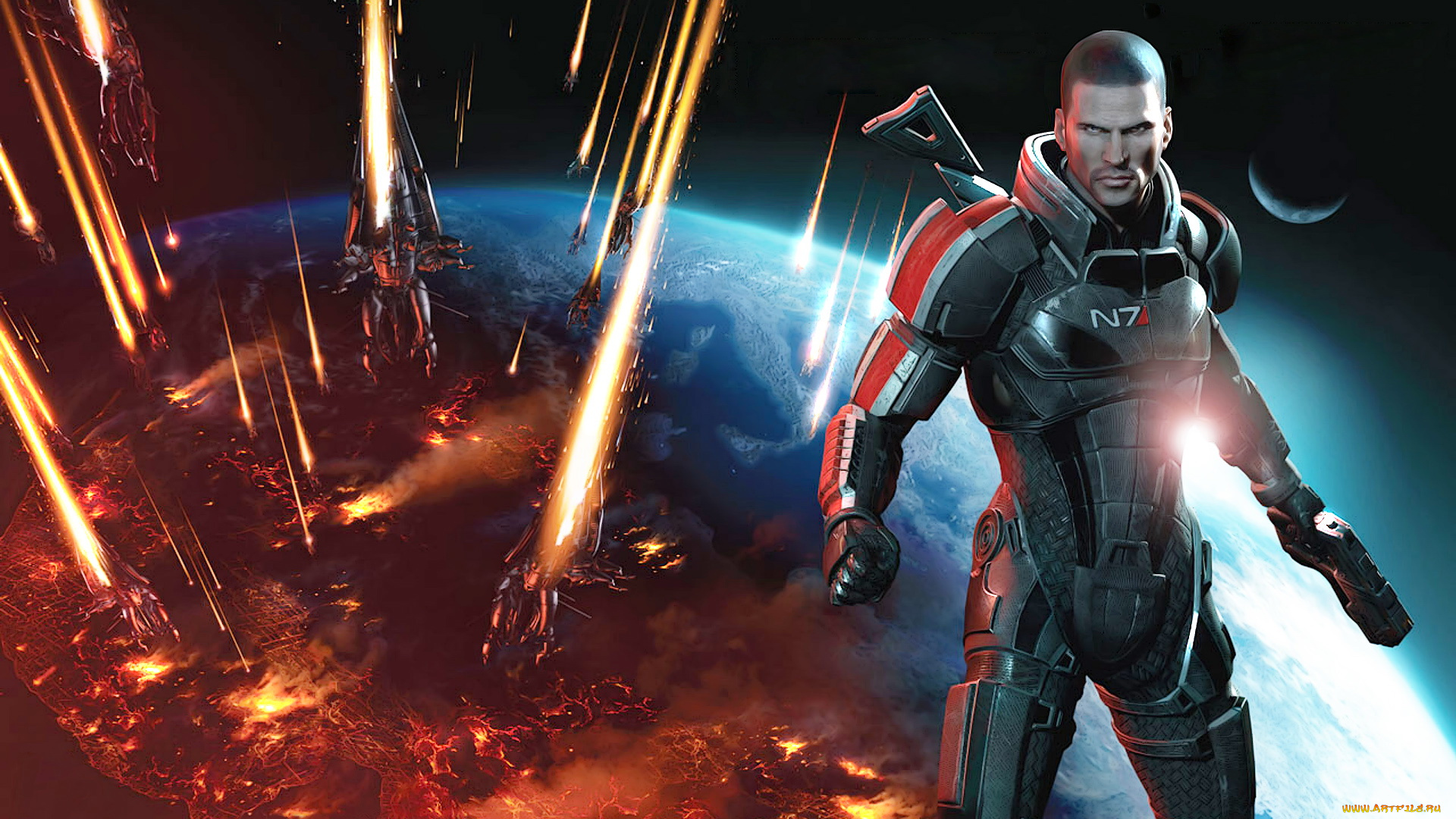 mass, effect, видео, игры, commander, shepard