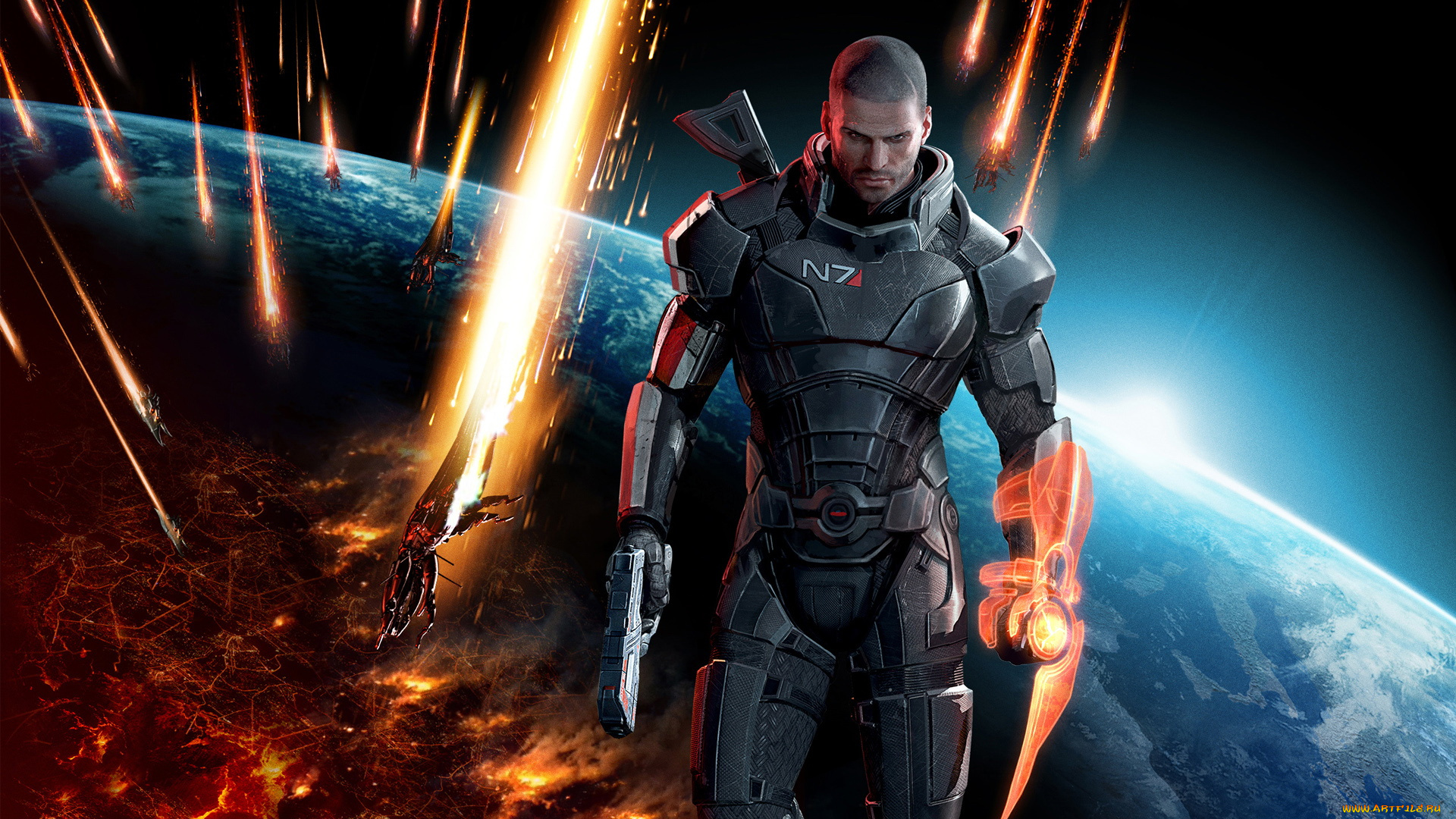 mass, effect, видео, игры, commander, shepard