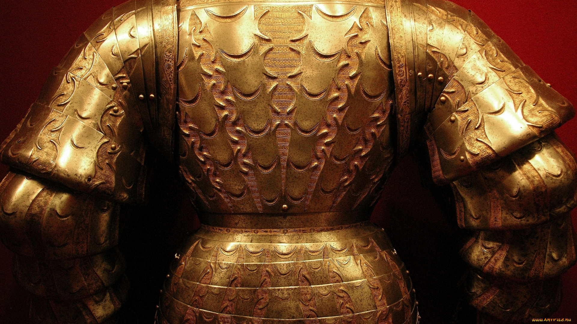 оружие, доспехи, чеканка, спина