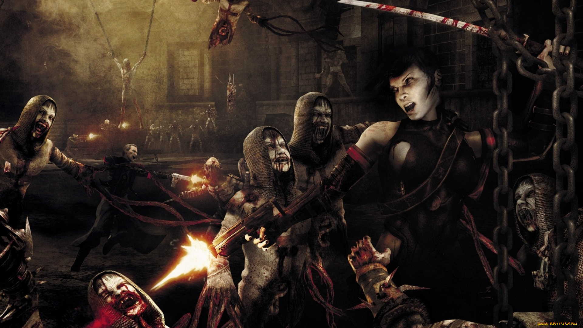 видео, игры, the, witcher, игра, clive, barkers, jericho, билли, Черч, child, crusader