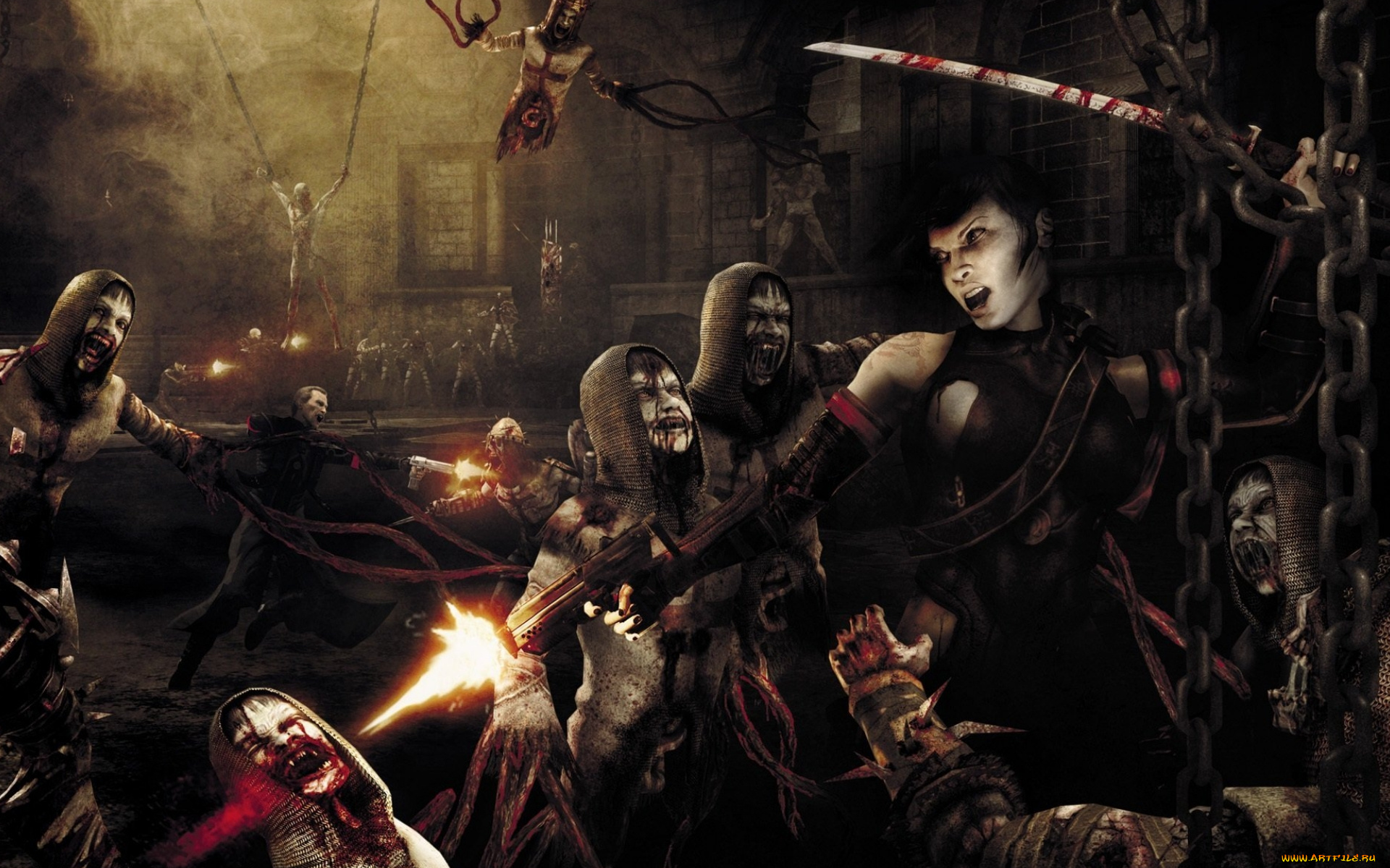 видео, игры, the, witcher, игра, clive, barkers, jericho, билли, Черч, child, crusader