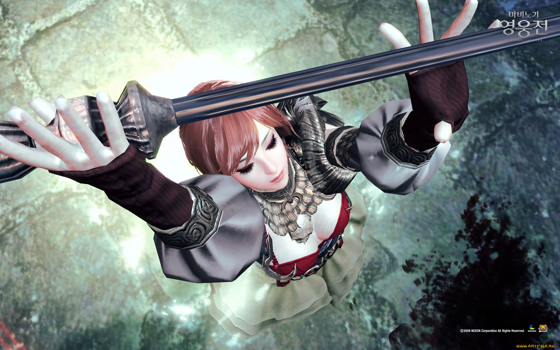 видео, игры, vindictus, девушка