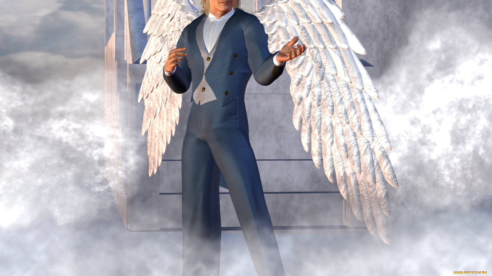 3д, графика, angel, ангел