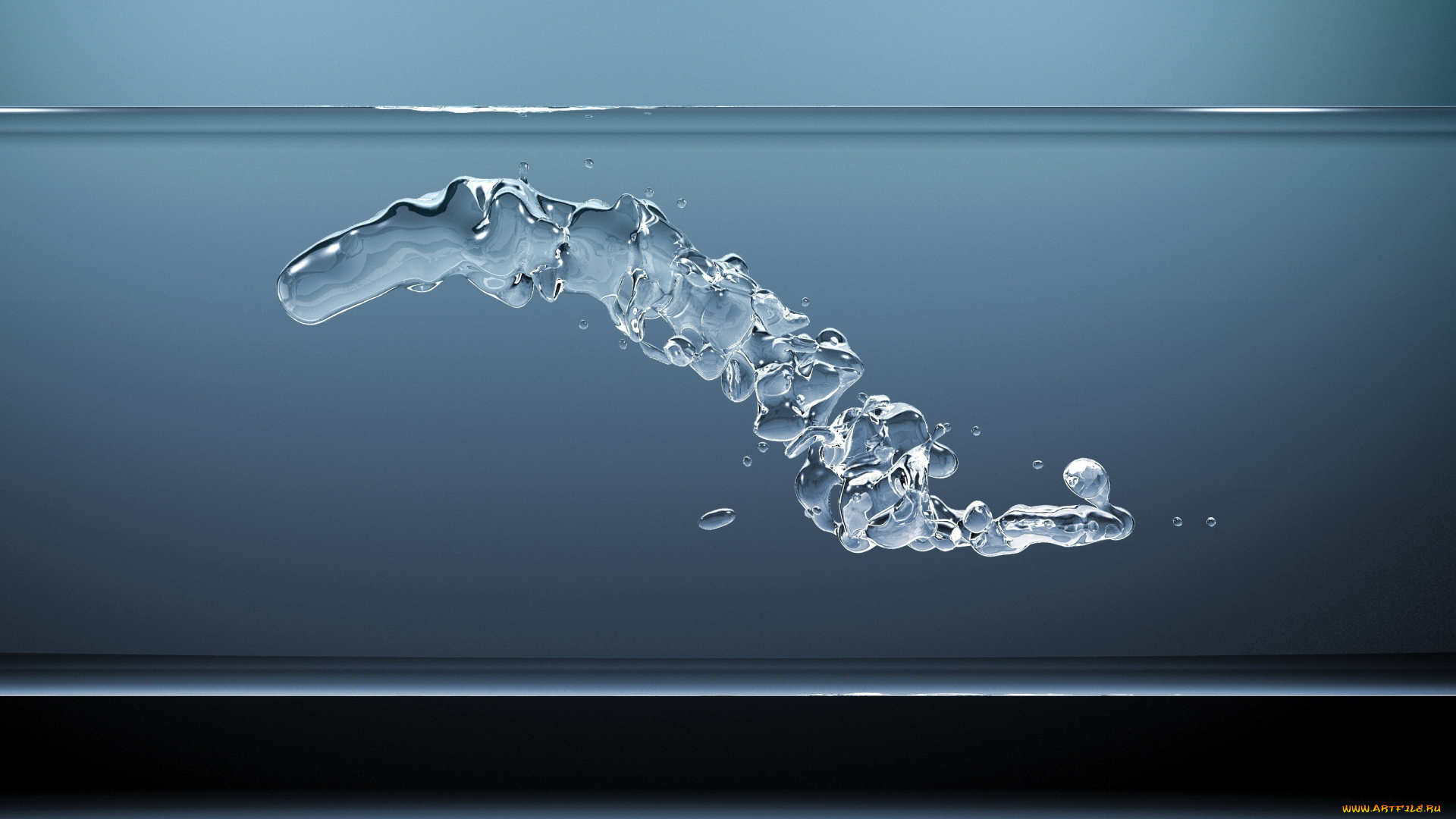 3д, графика, другое, вода