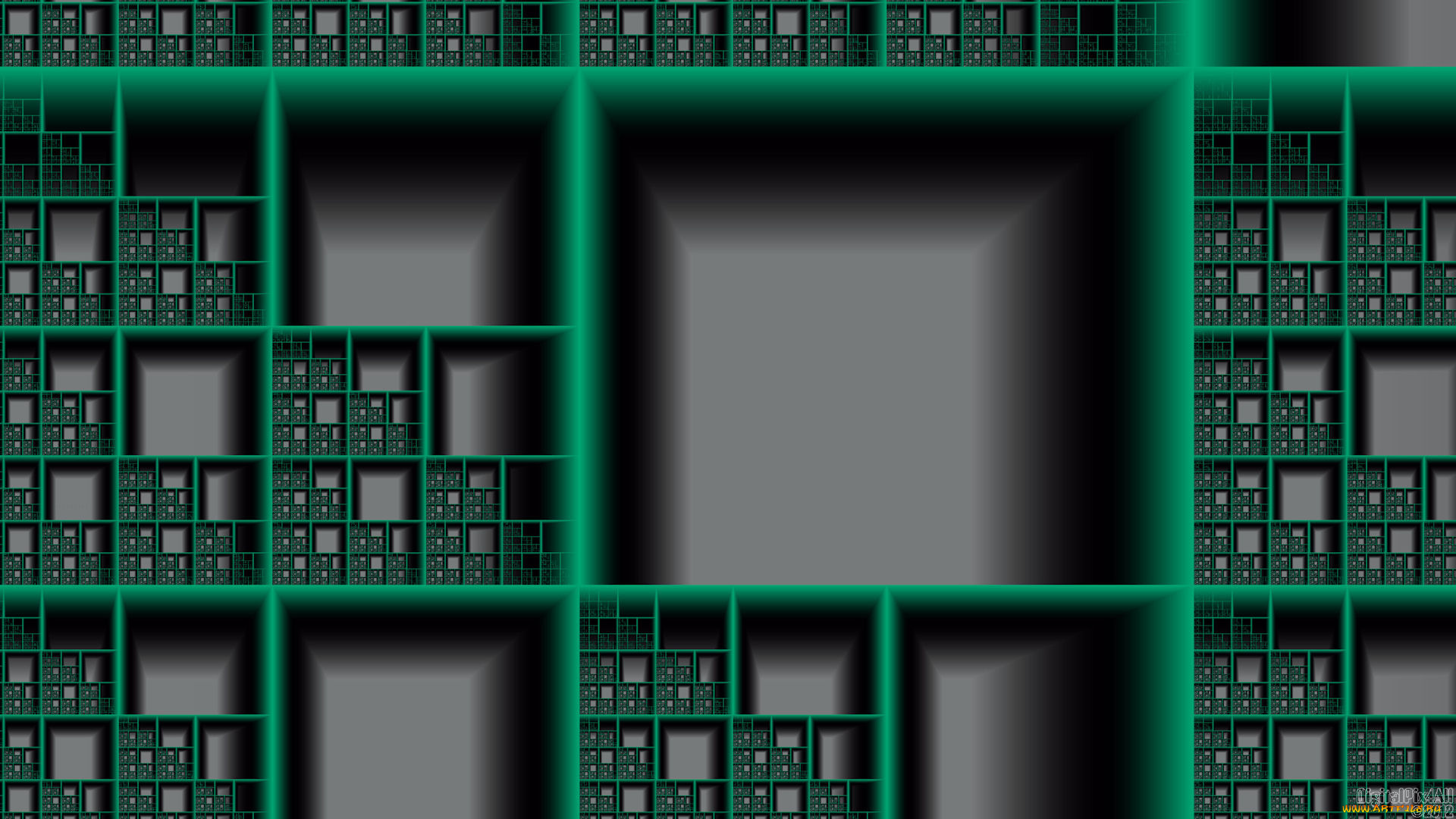 3д, графика, fractal, фракталы, узор, цвета, фрактал, полки