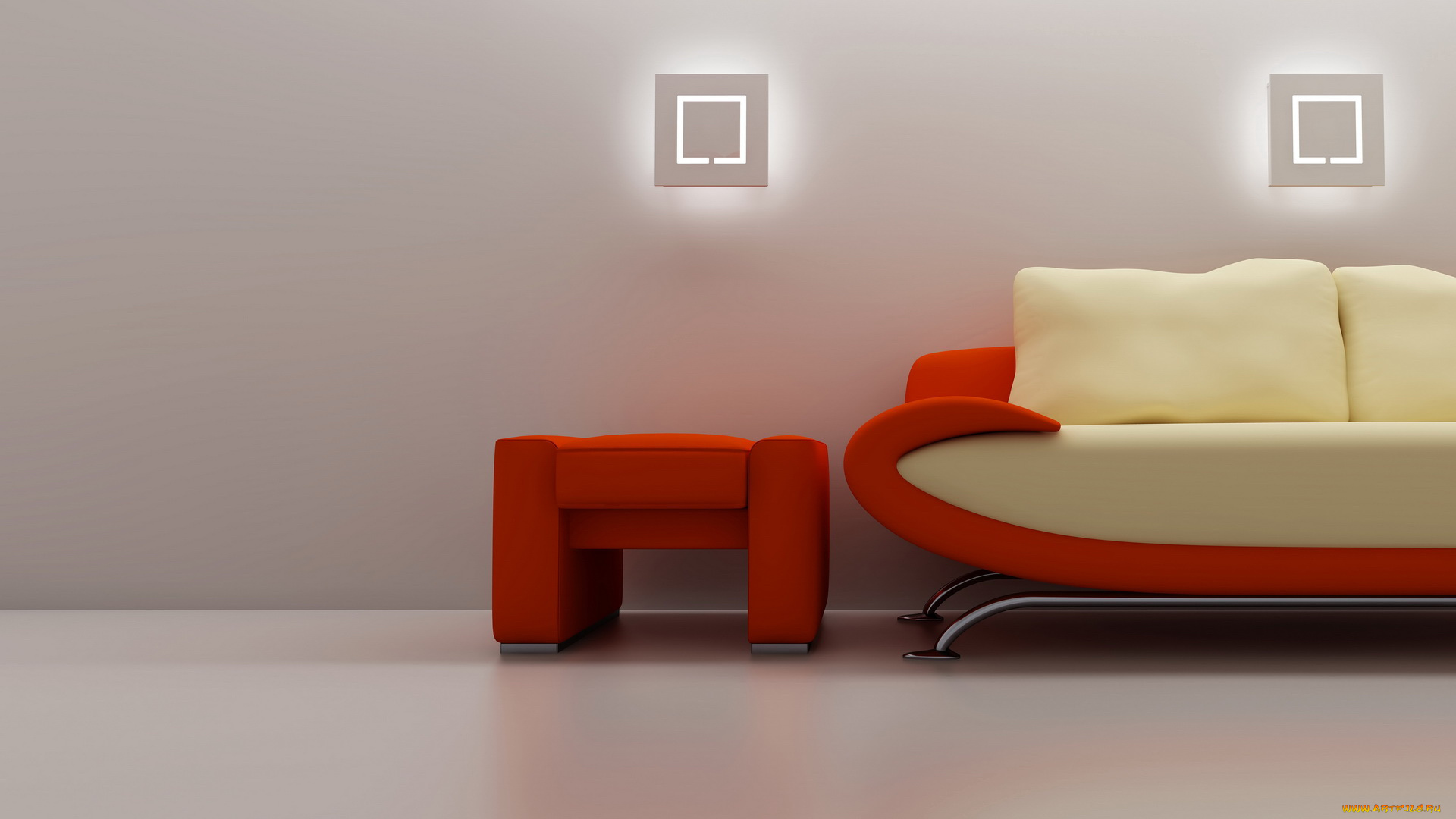 3д, графика, realism, реализм, диван