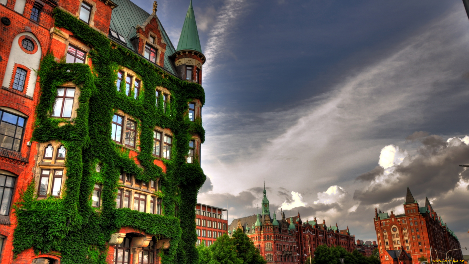 германия, гамбург, города, улицы, площади, набережные