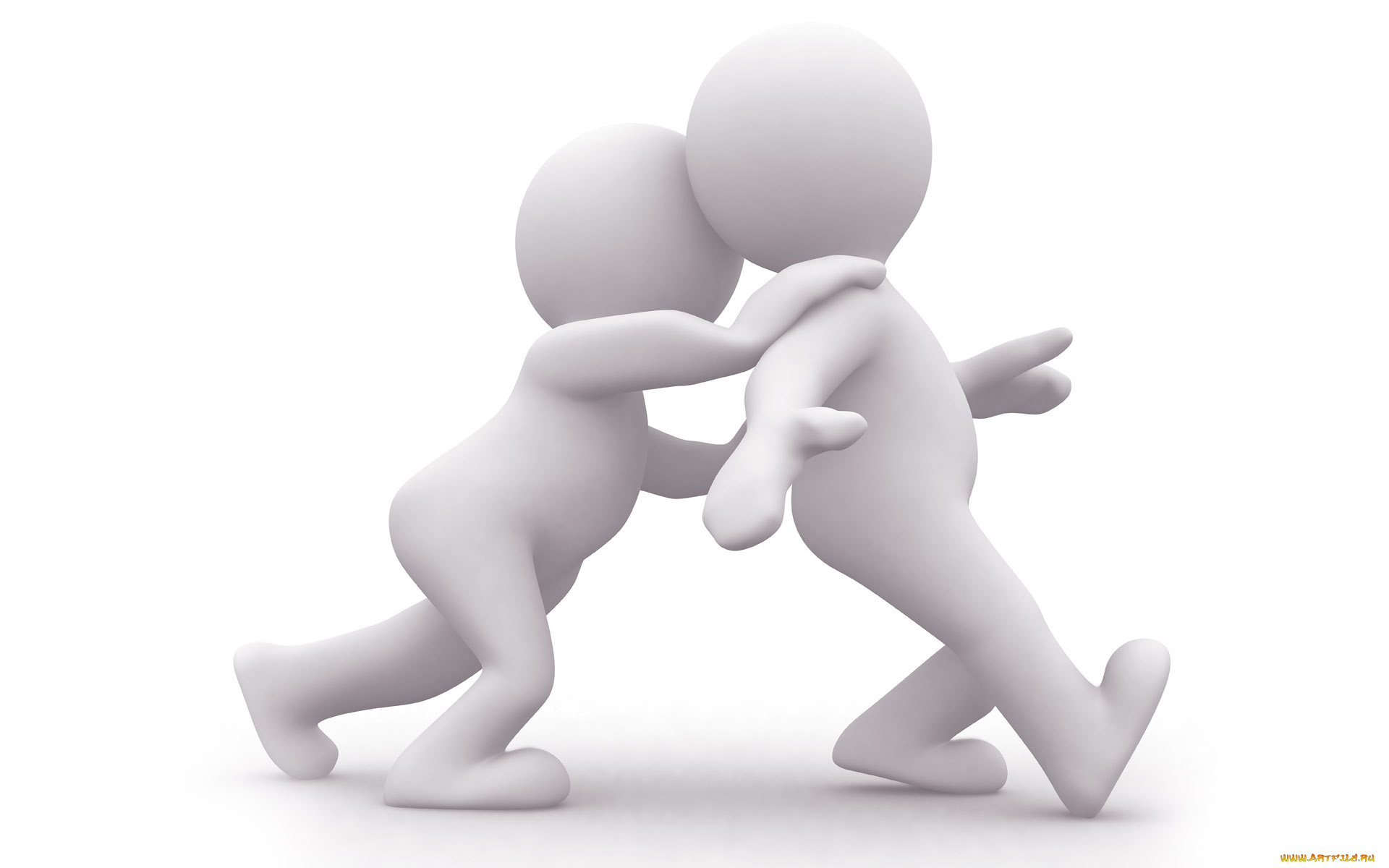 3д, графика, creatures, существа, человечки