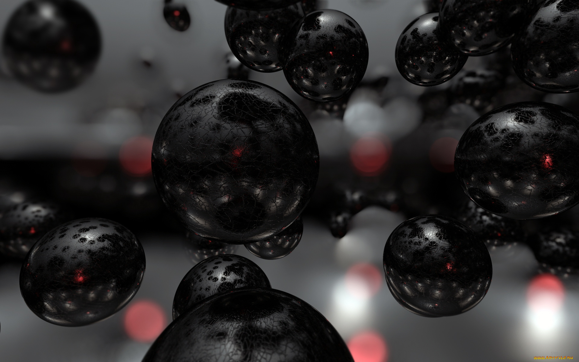 3д, графика, другое, шары