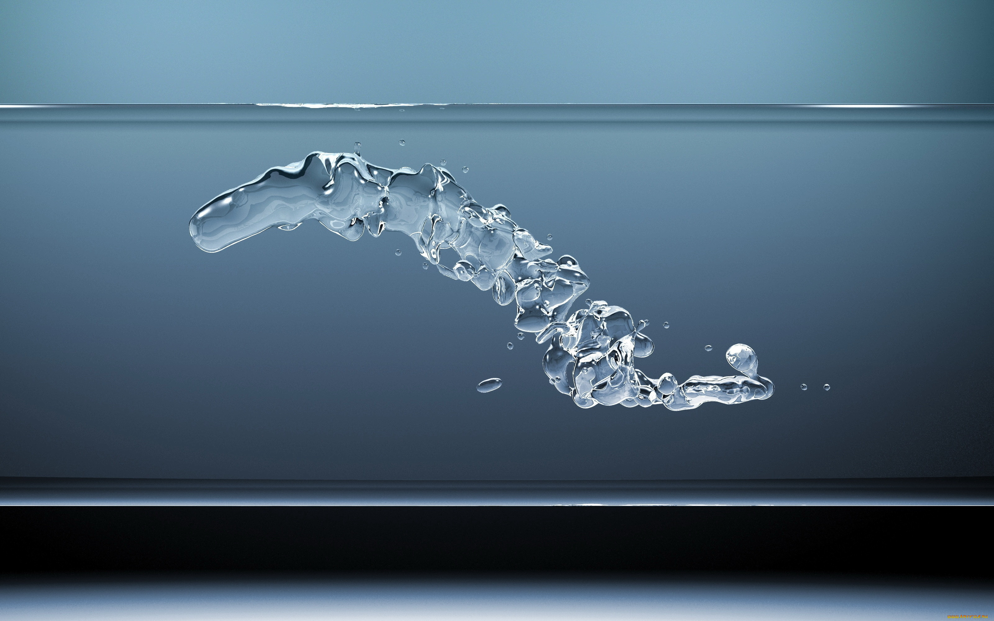 3д, графика, другое, вода