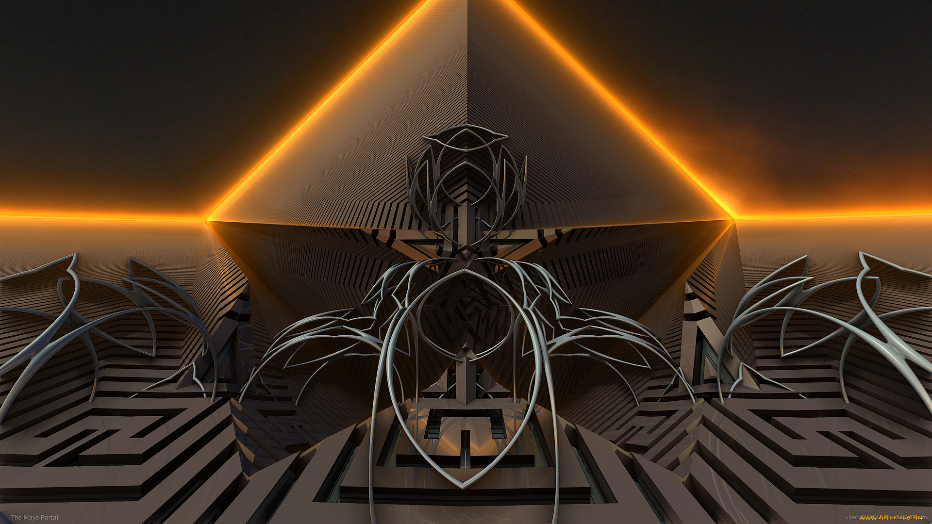 3д, графика, фракталы, , fractal, цвета, фон, узор