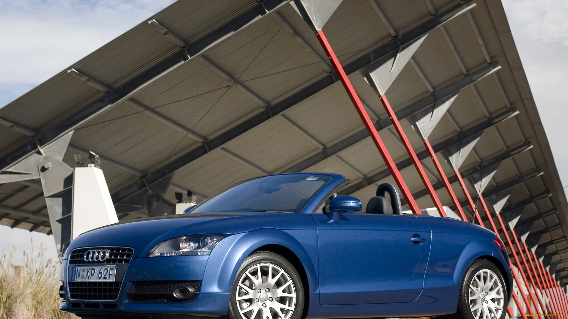 автомобили, audi, 8j, au-spec, синий, roadster, tt
