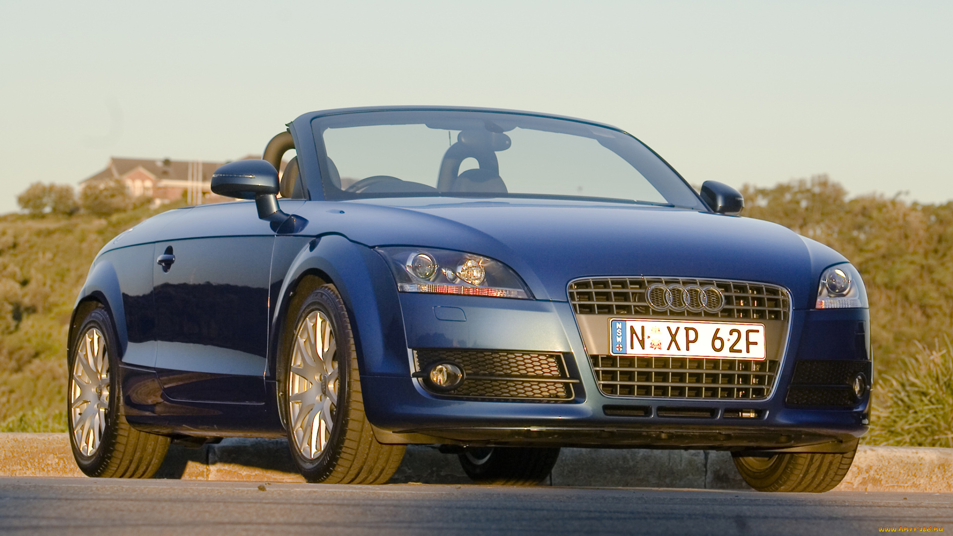 автомобили, audi, 8j, синий, tt, au-spec, roadster