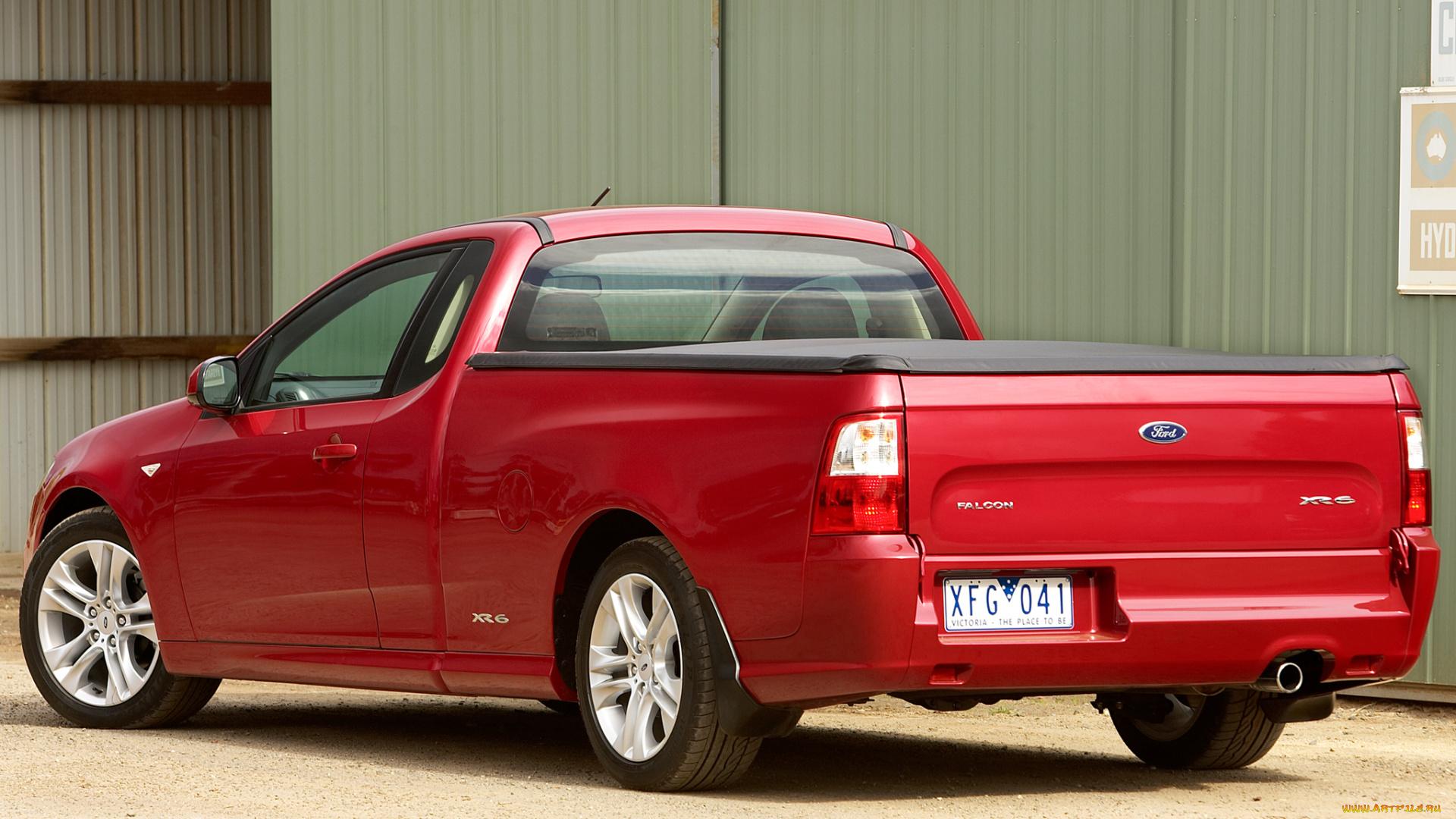 автомобили, ford, xr6, ute, falcon, красный, fg