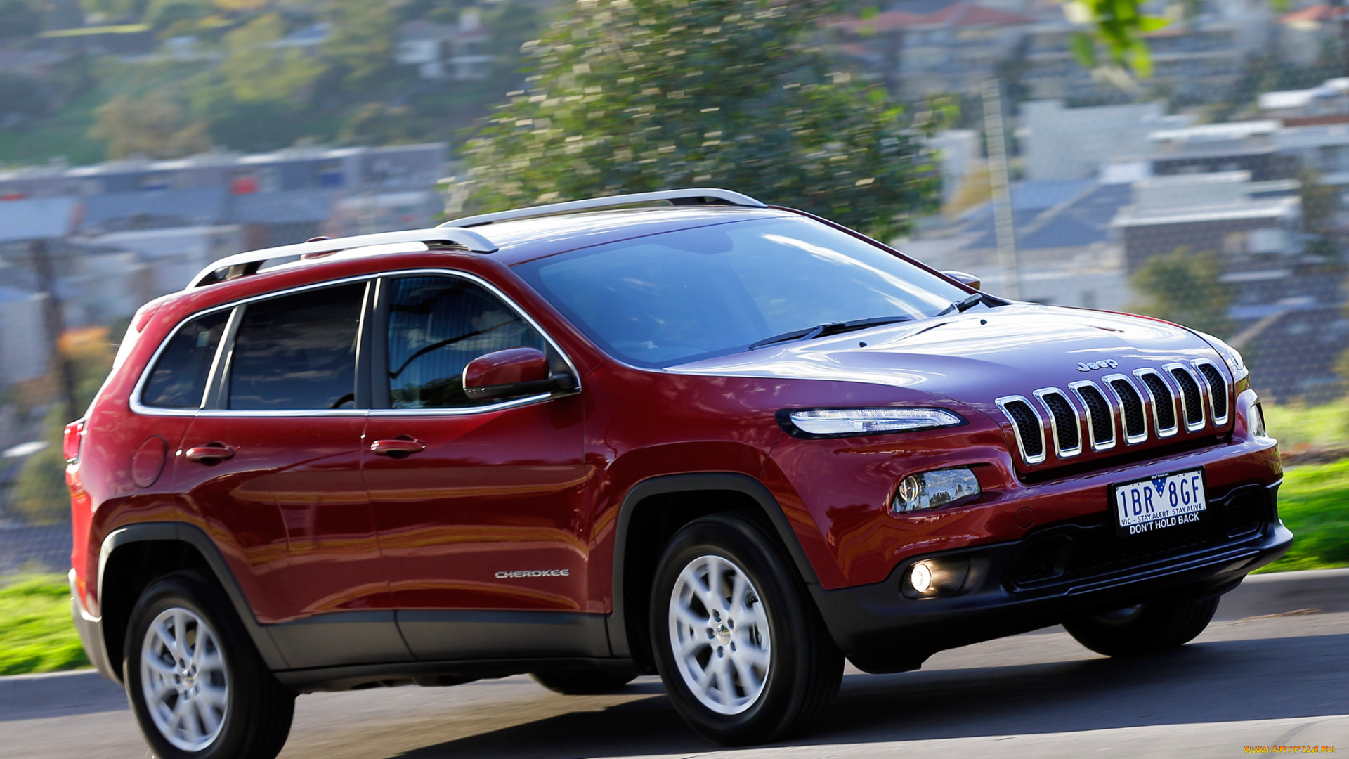 автомобили, jeep, 2014г, longitude, kl, au-spec, cherokee, красный