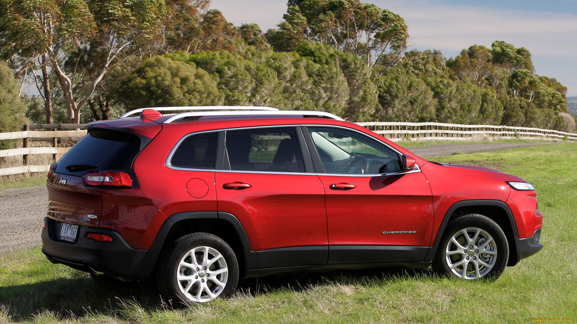 автомобили, jeep, longitude, cherokee, красный, 2014г, kl, au-spec