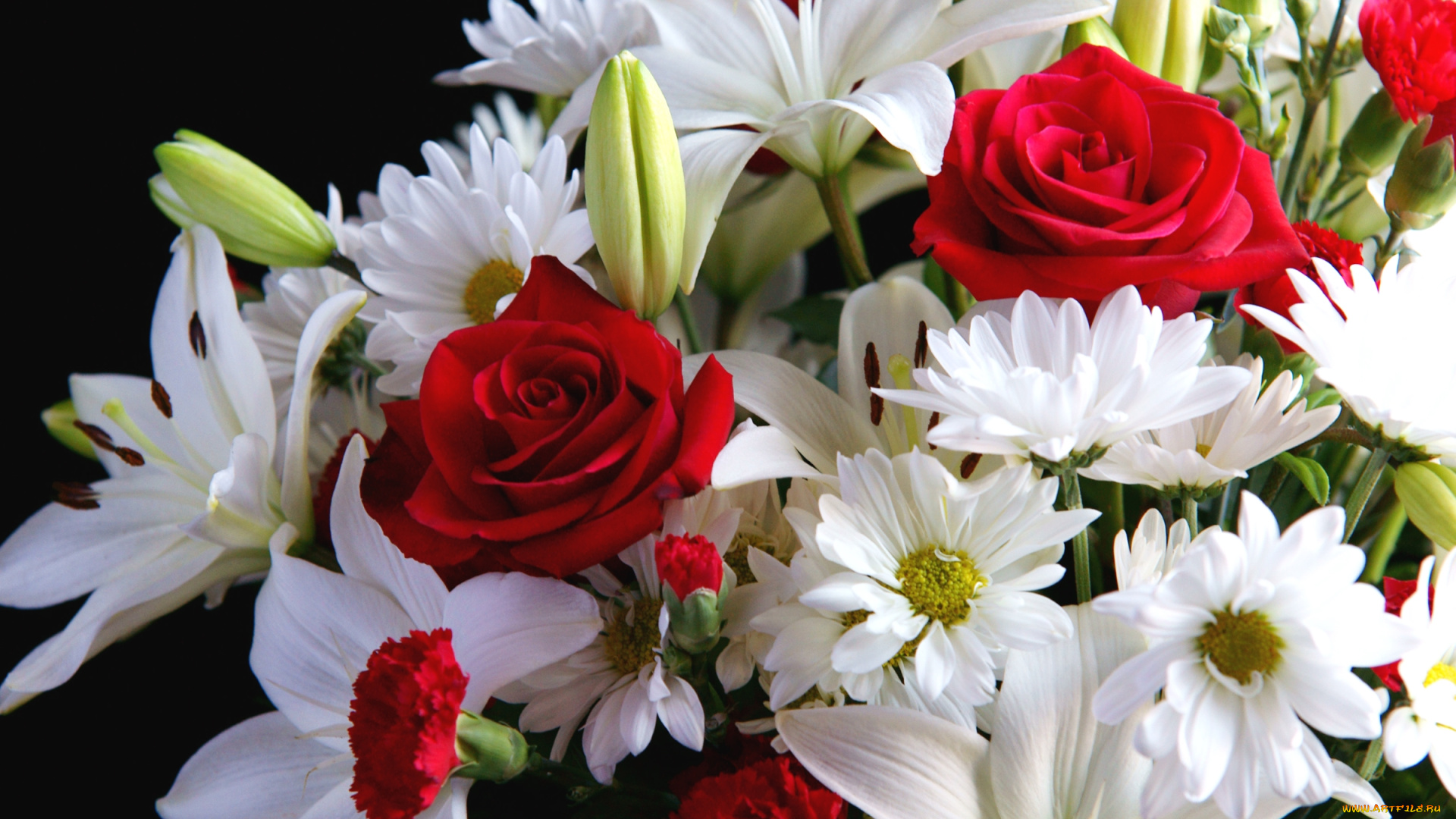 цветы, букеты, , композиции, лилии, хризантемы, розы