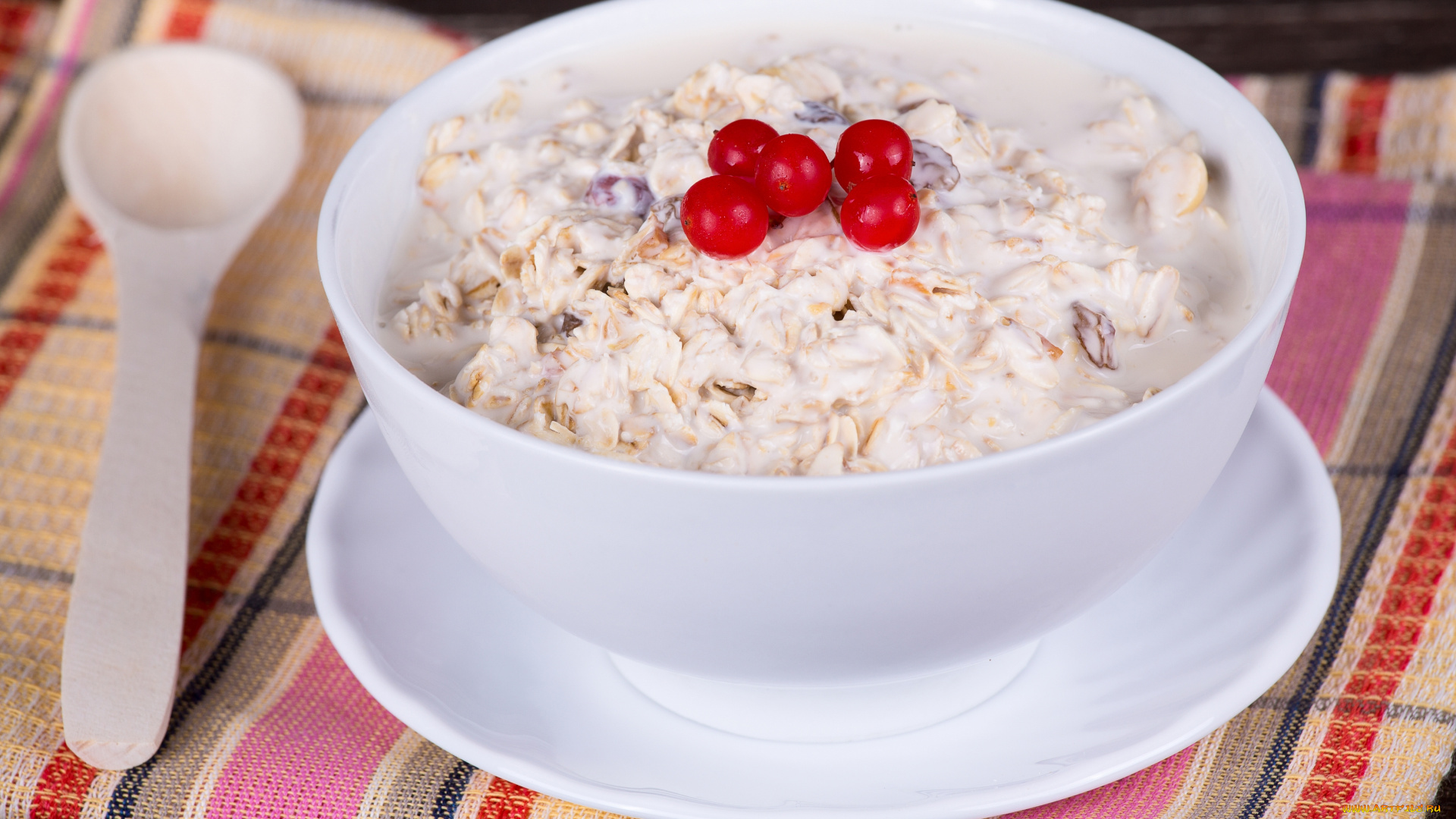 еда, разное, мюсли, завтрак, ягоды, красная, смородина