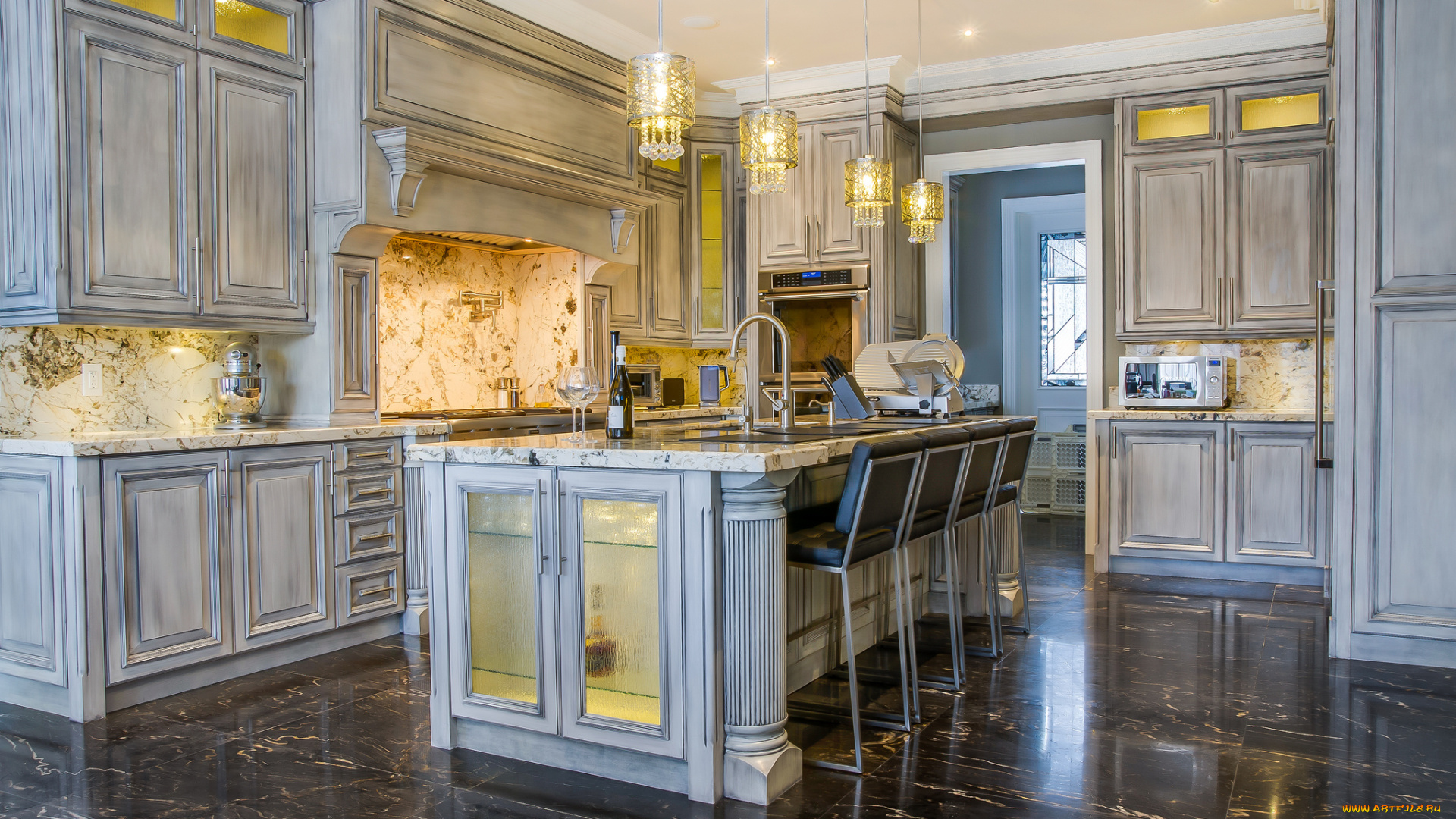 интерьер, кухня, мебель