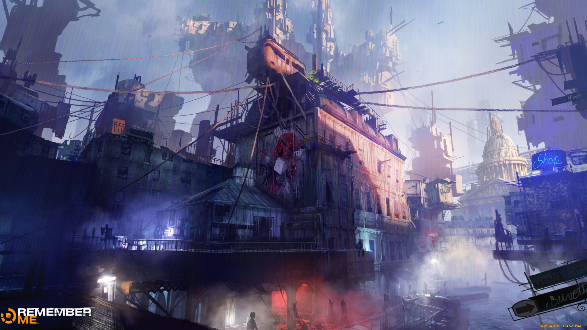 видео, игры, remember, me, remember, me, помни, меня, игра, экшен, приключения