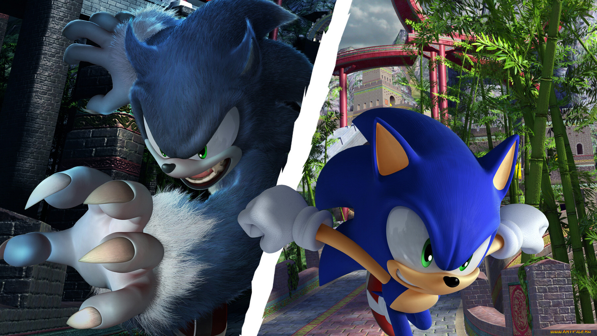 видео, игры, sonic, unleashed, ежик