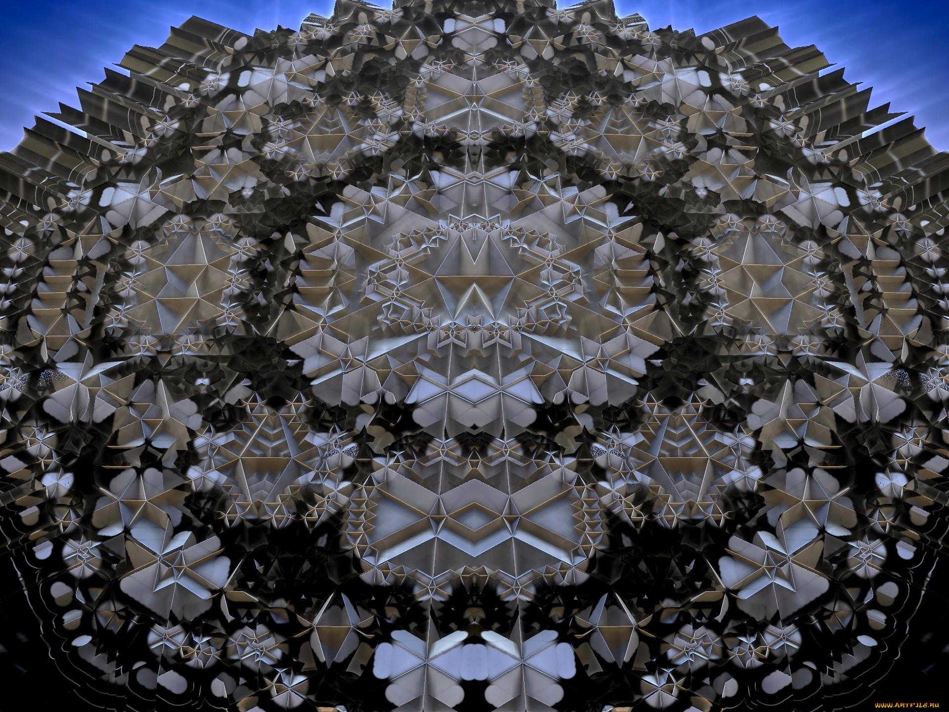 3д, графика, фракталы, , fractal, узор, фон, цвета