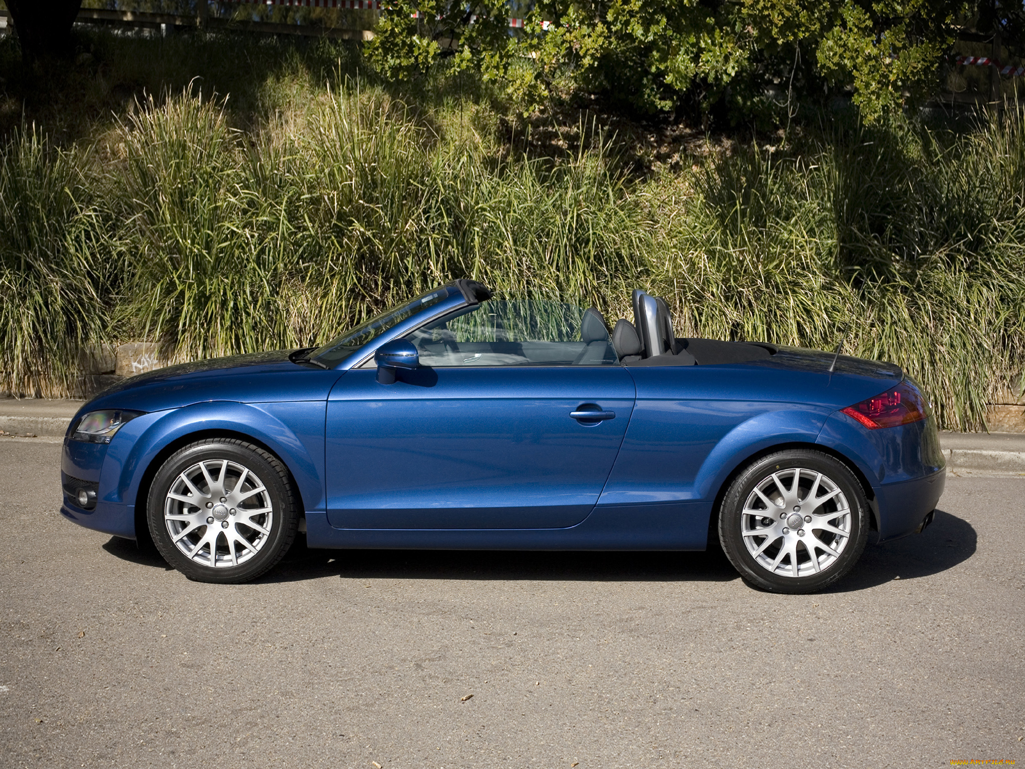 автомобили, audi, 8j, au-spec, синий, roadster, tt