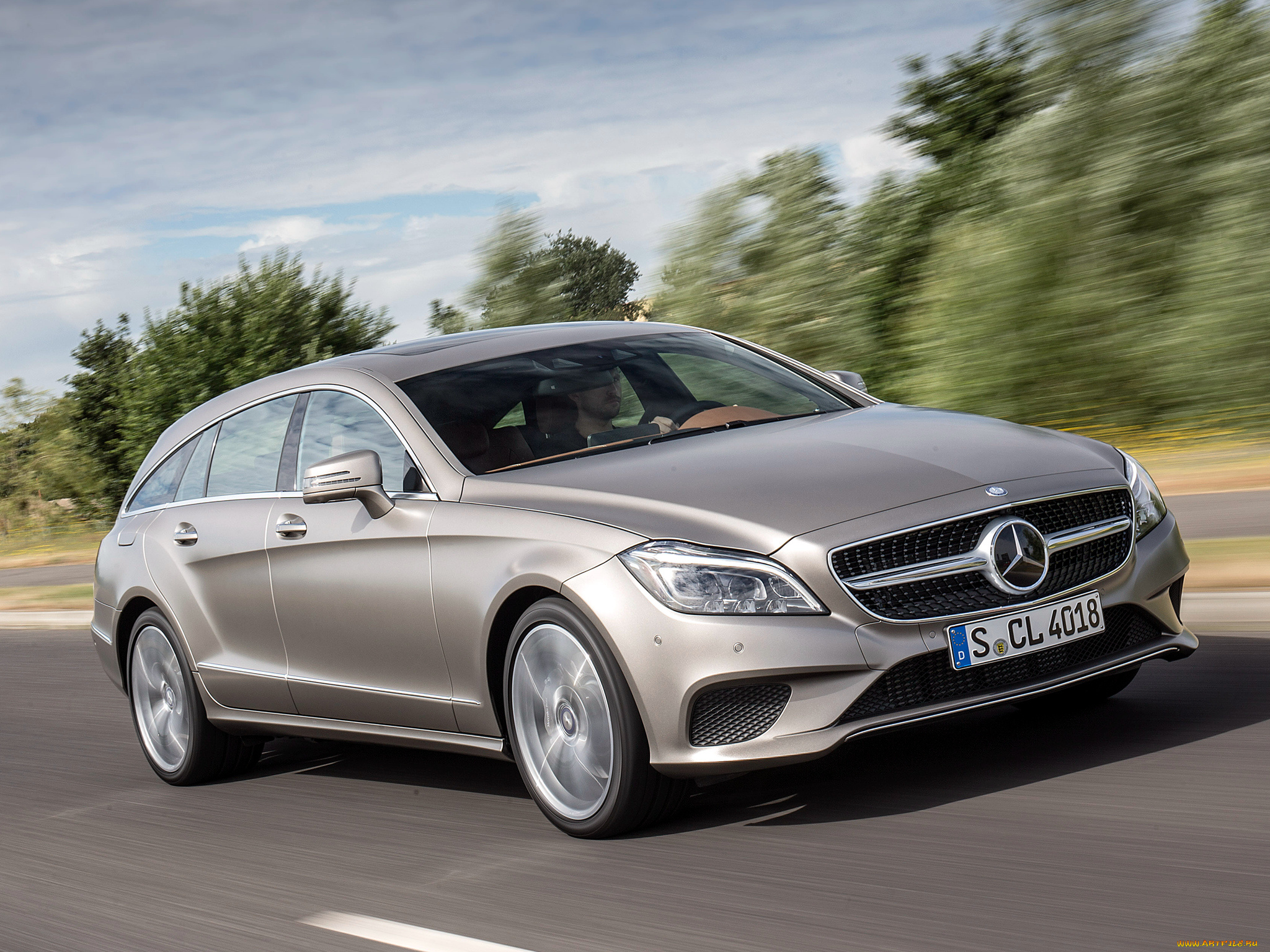 автомобили, mercedes-benz, cls, 350, серый, 2014г, x218, brake, shooting, bluetec
