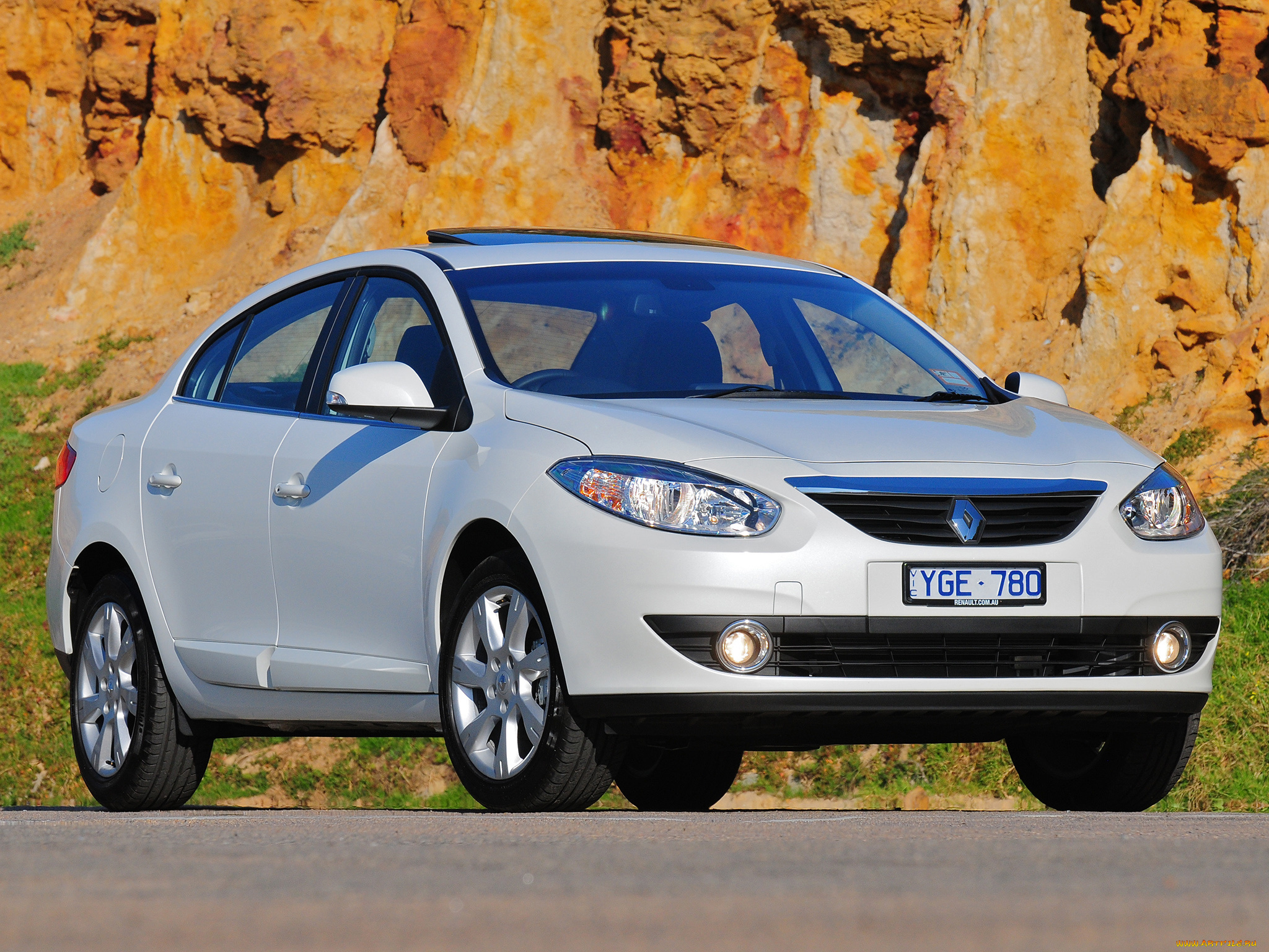 автомобили, renault, светлый, au-spec, fluence