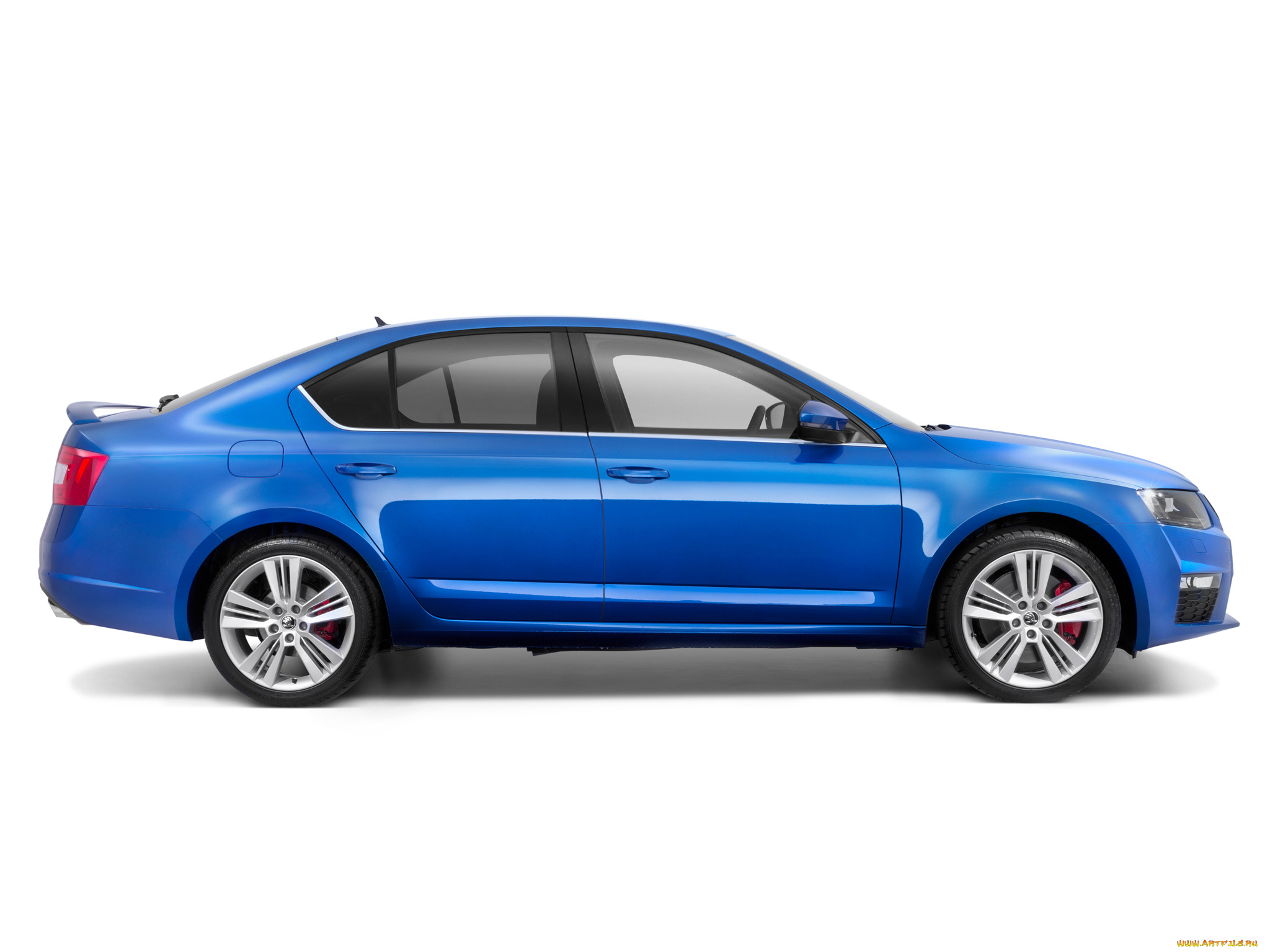 автомобили, skoda, rs, octavia, au-spec, 2014г, 5e, синий