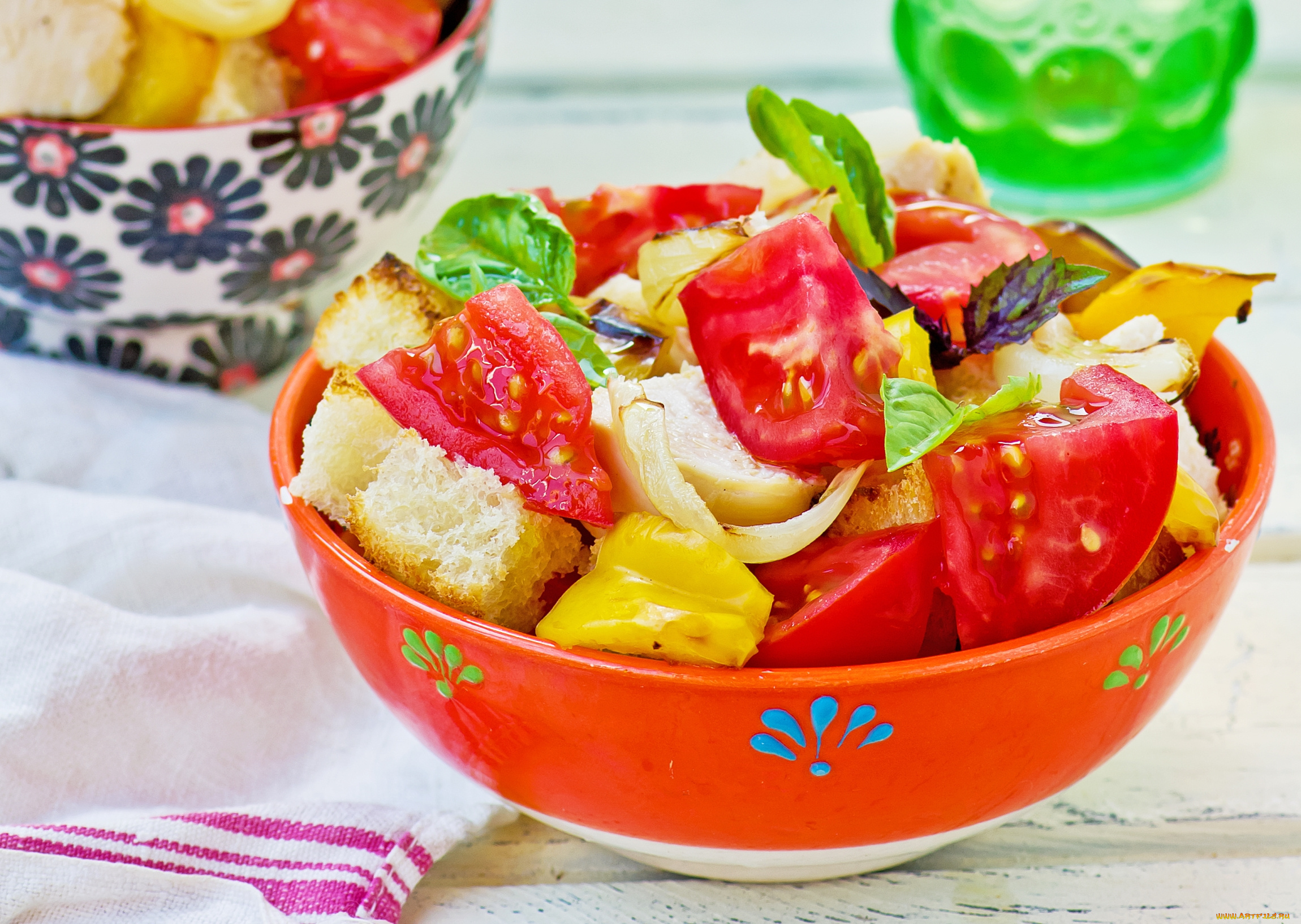 еда, салаты, , закуски, помидоры, лук, мясо