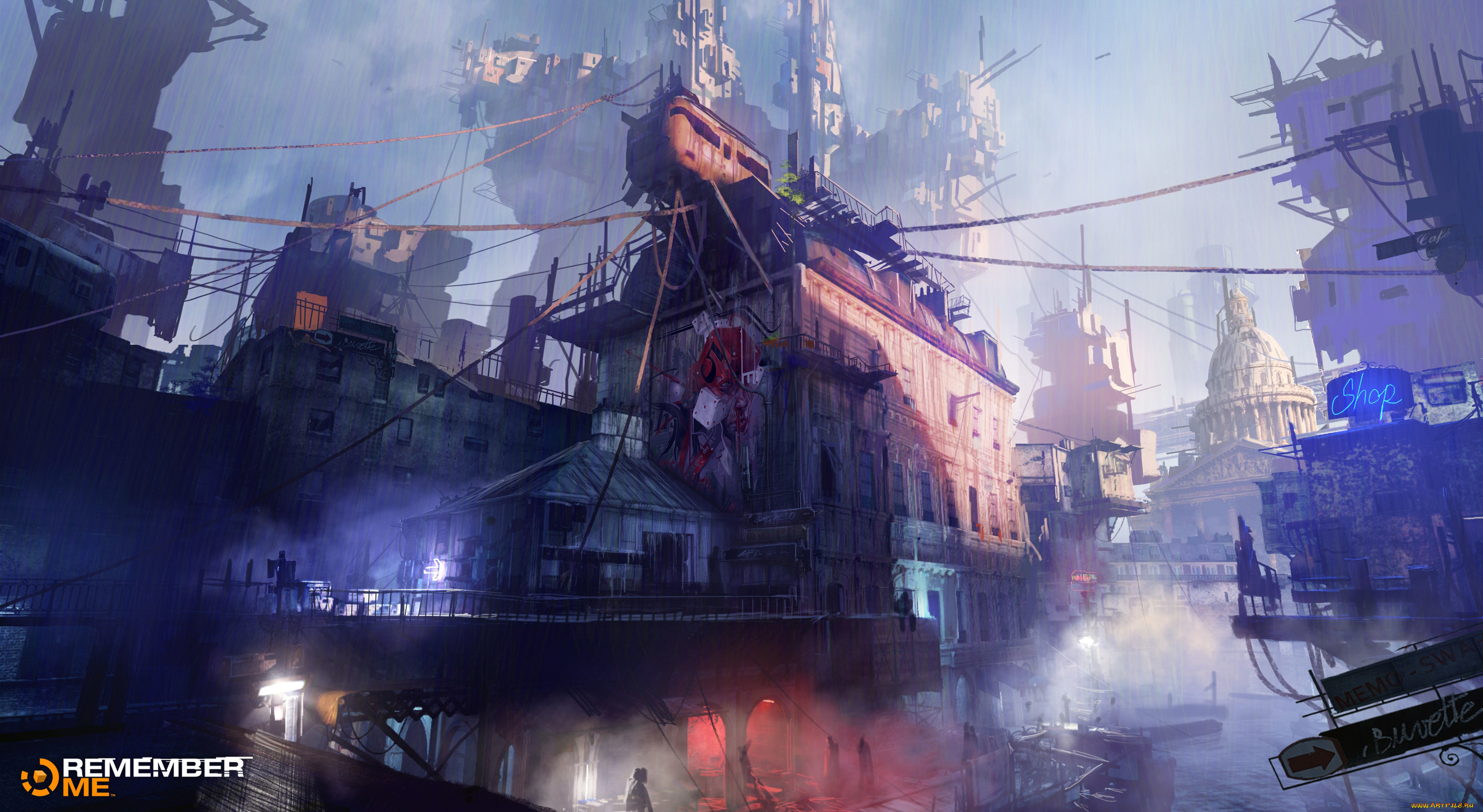 видео, игры, remember, me, remember, me, помни, меня, игра, экшен, приключения