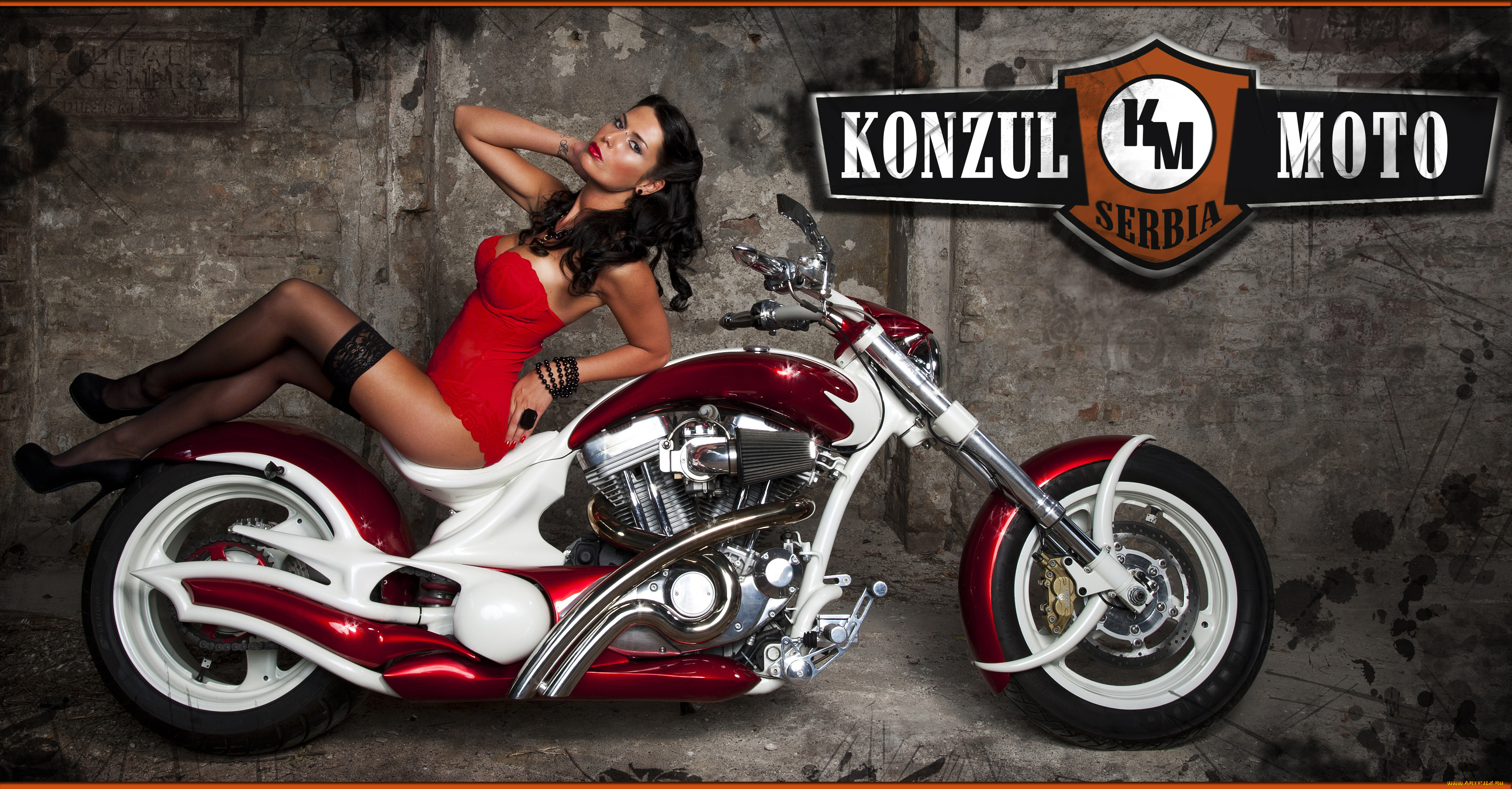 мотоциклы, мото, с, девушкой, sexy