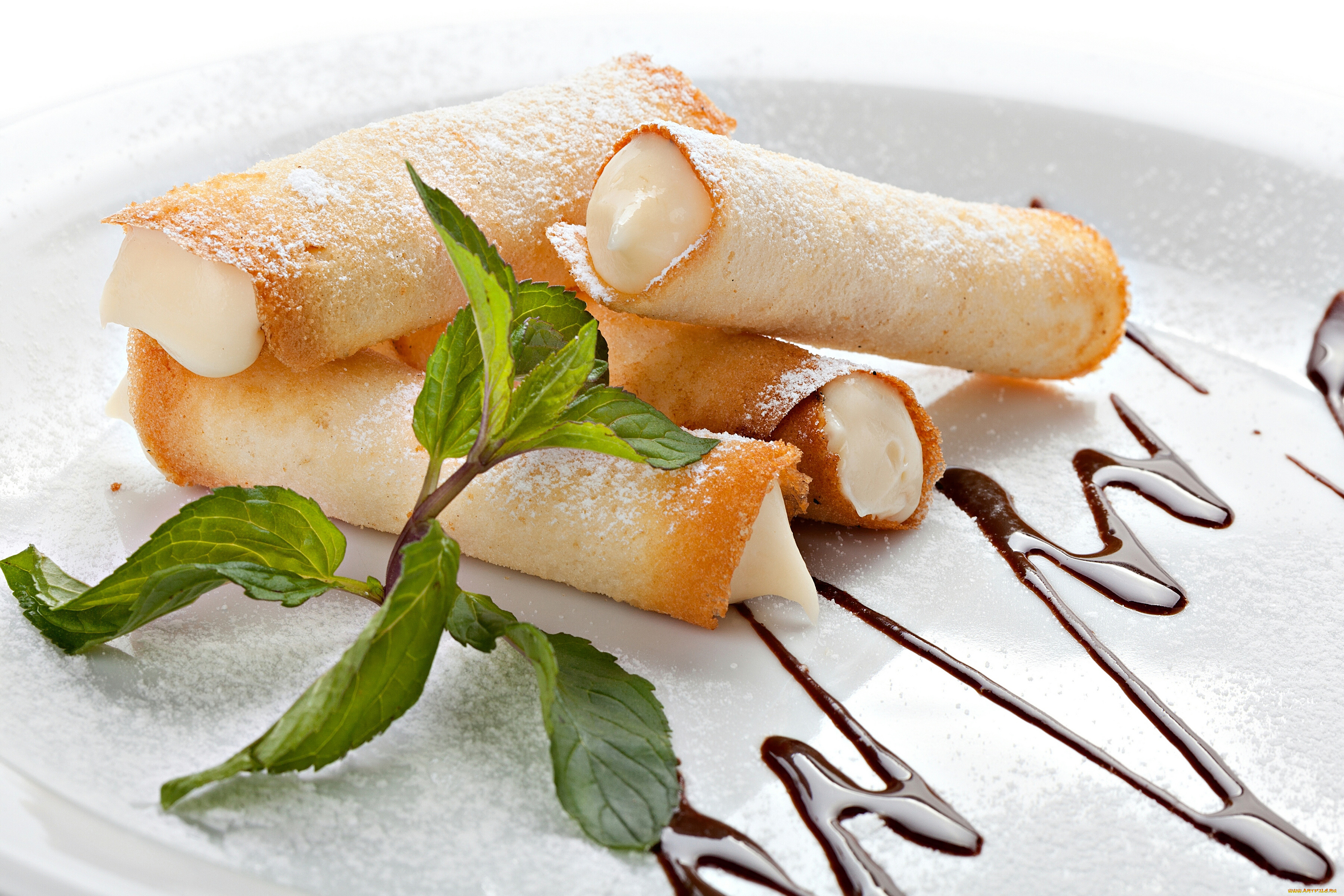 еда, мороженое, , десерты, шоколад, трубочки, десерт