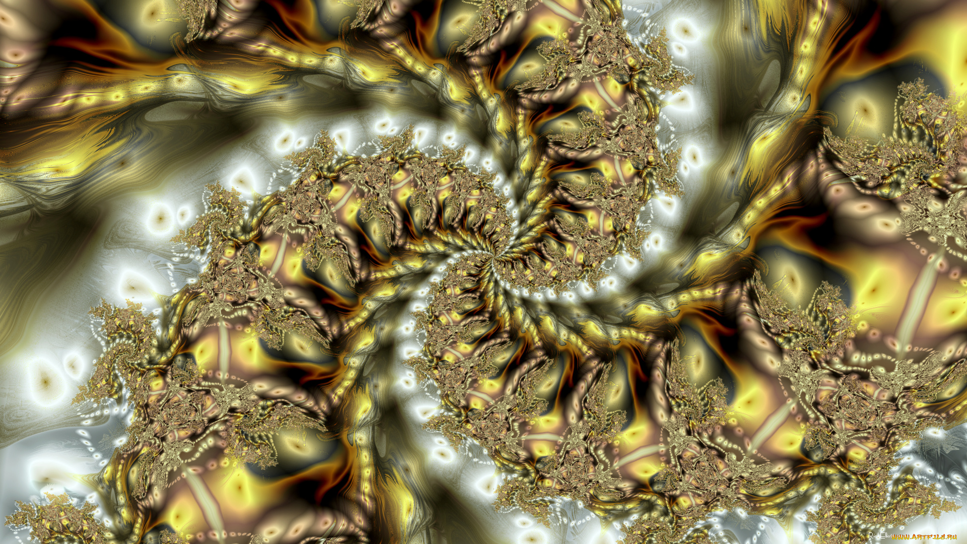 3д, графика, фракталы, , fractal, цвета, фон, узор