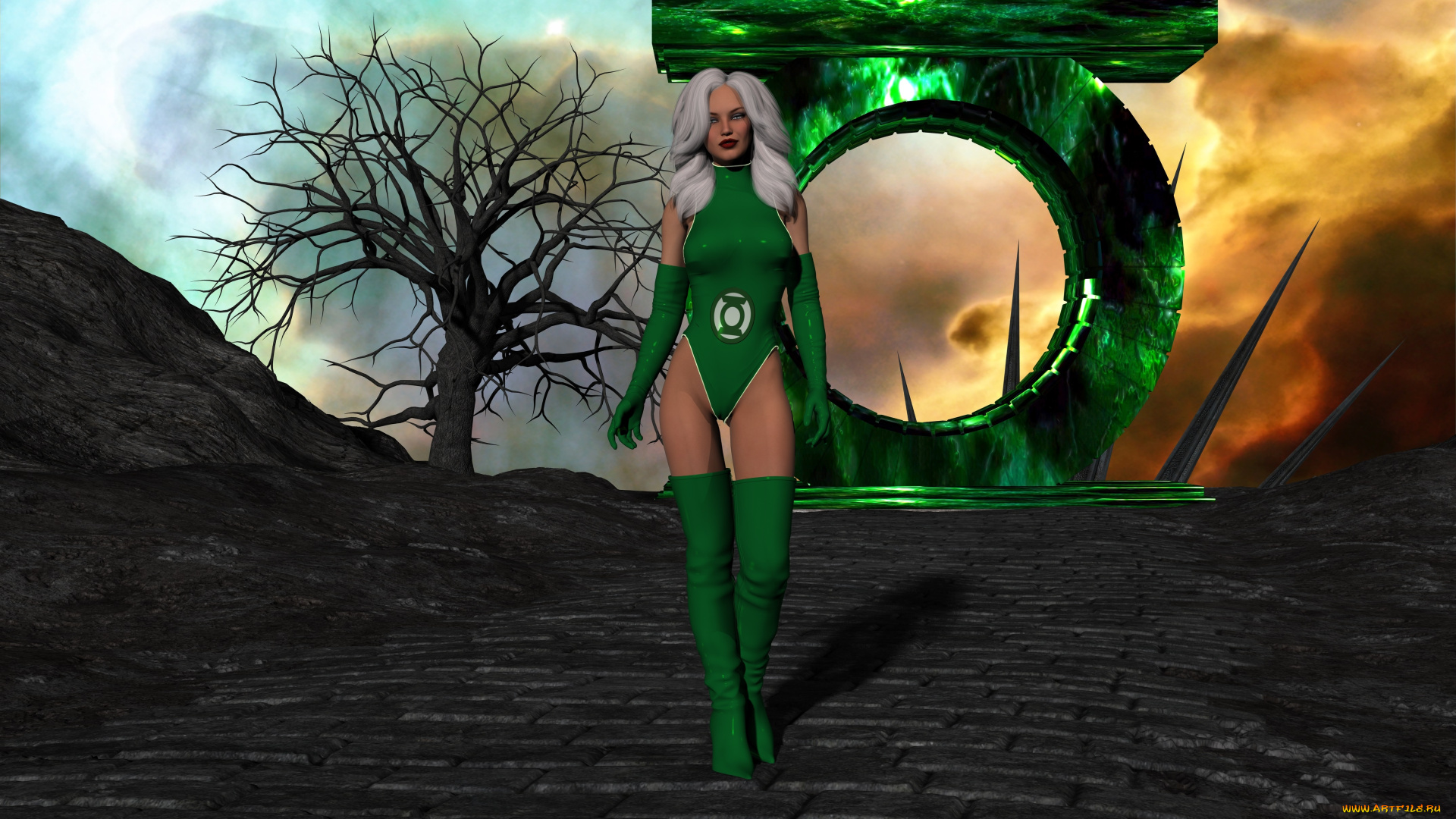 3д, графика, люди, , people, фон, взгляд, девушка