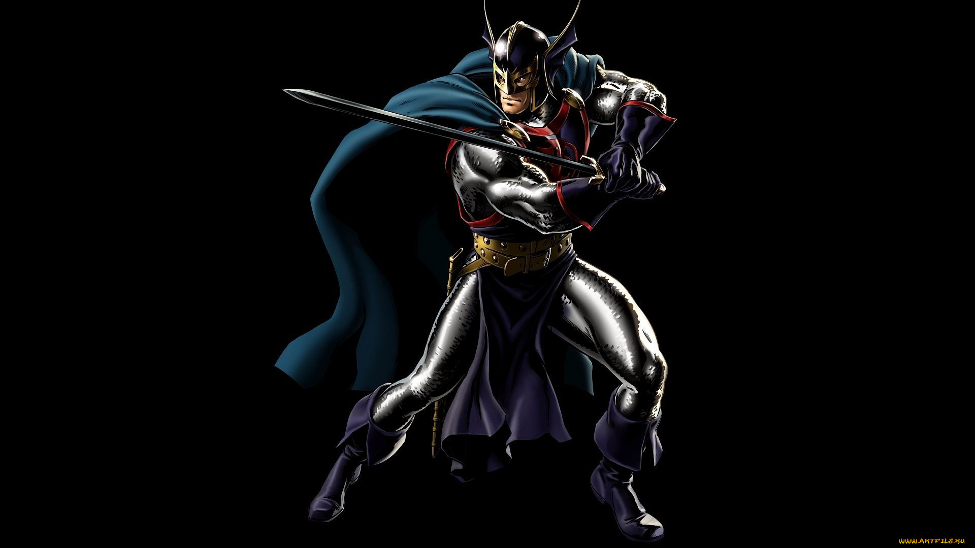 рисованное, комиксы, рыцарь, доспехи