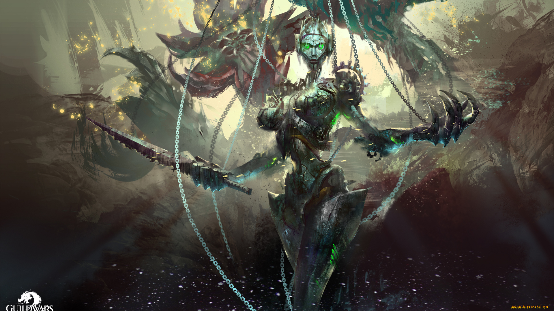 видео, игры, guild, wars, 2, 2, action, ролевая, wars, guild