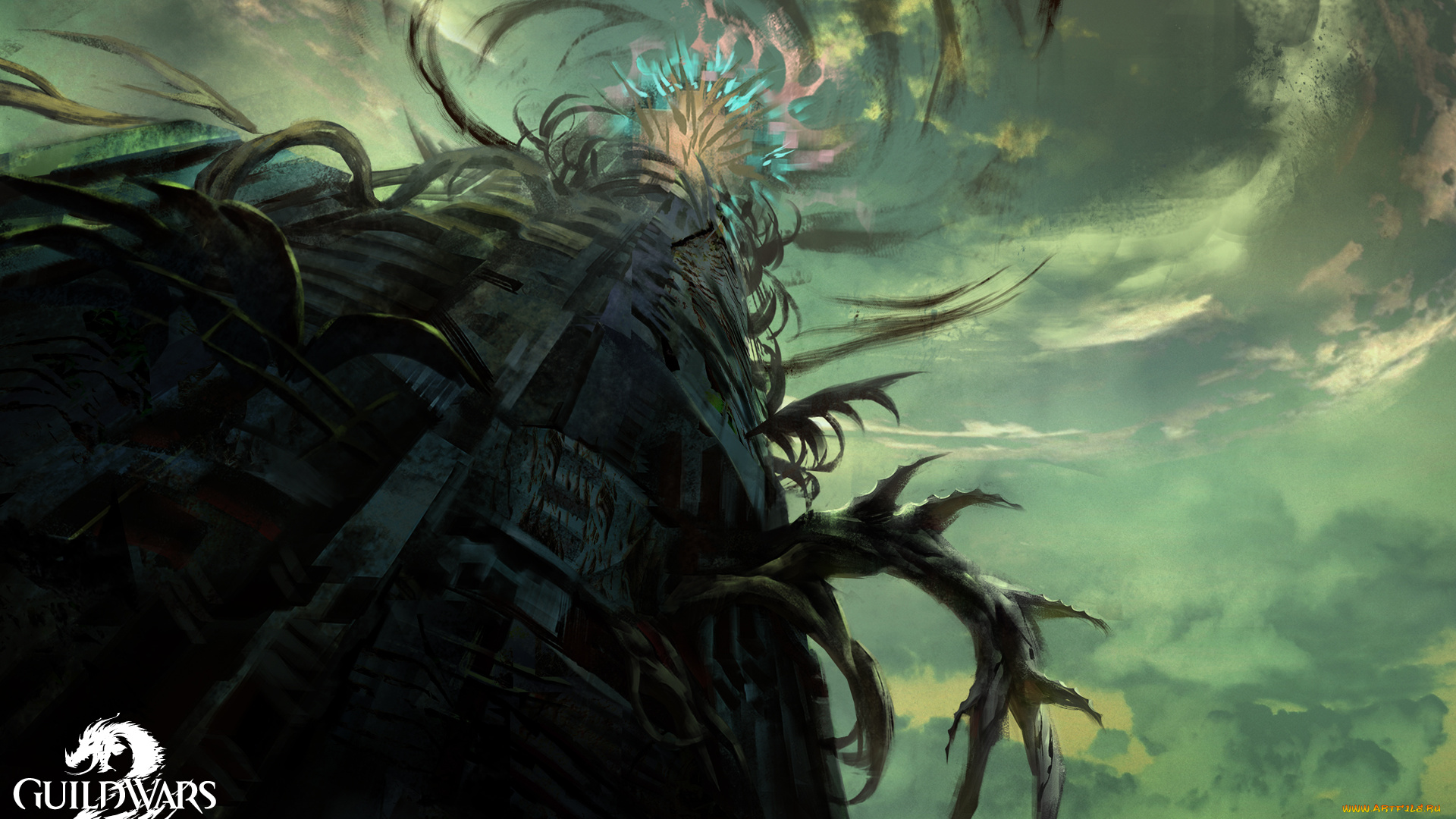 видео, игры, guild, wars, 2, 2, wars, guild, action, ролевая