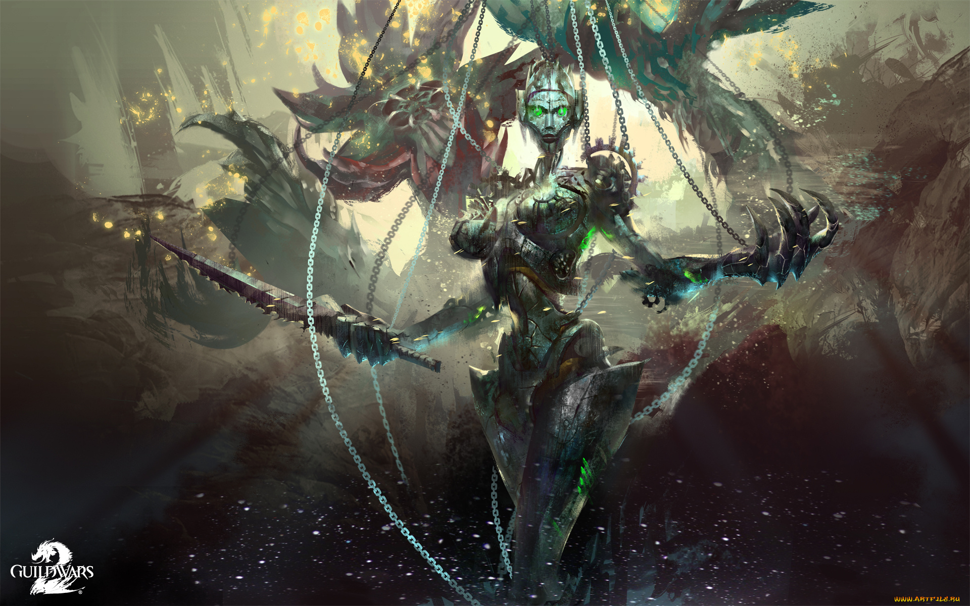 видео, игры, guild, wars, 2, 2, action, ролевая, wars, guild