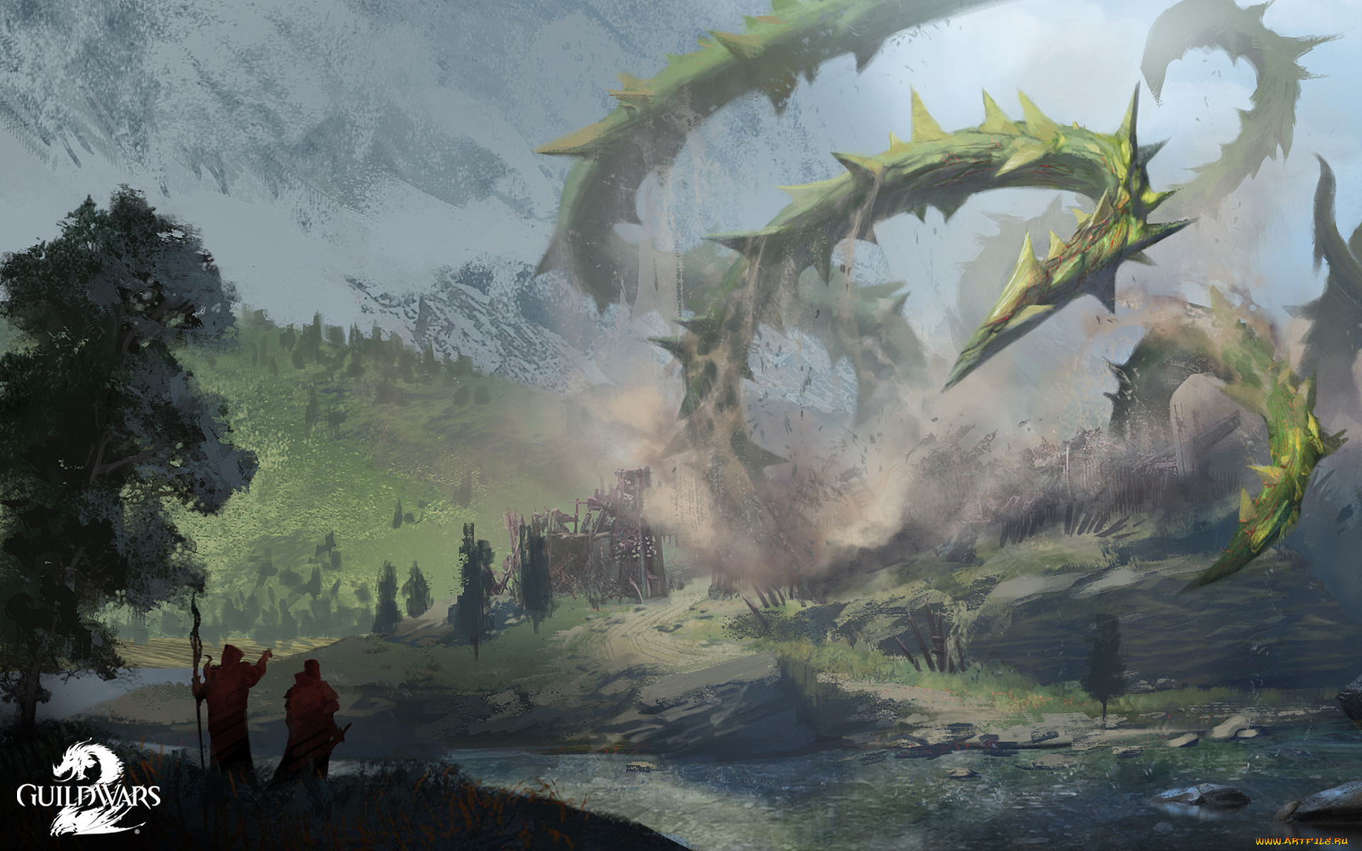 видео, игры, guild, wars, 2, action, 2, ролевая, wars, guild