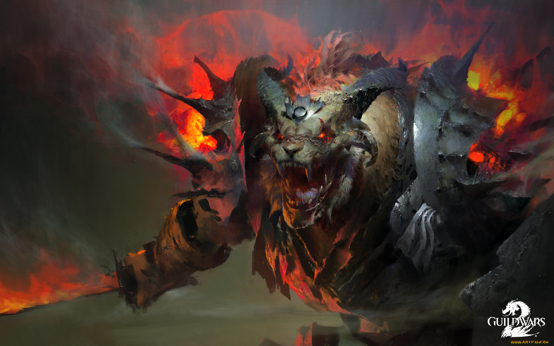 видео, игры, guild, wars, 2, guild, action, ролевая, wars, 2